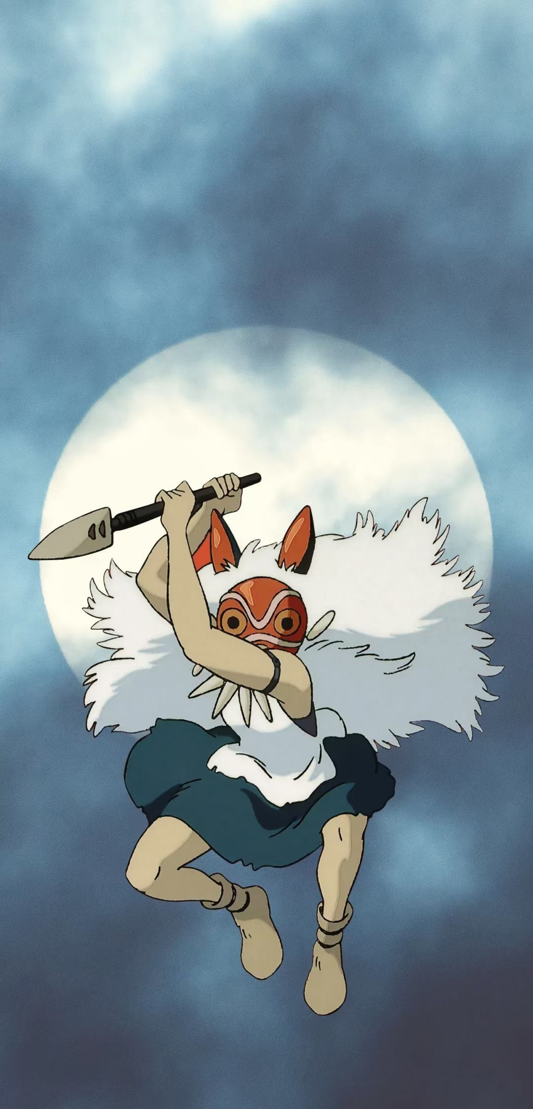 Princess Mononoke, Hayao Miyazaki Wallpaper, 1080x2250 HD Phone