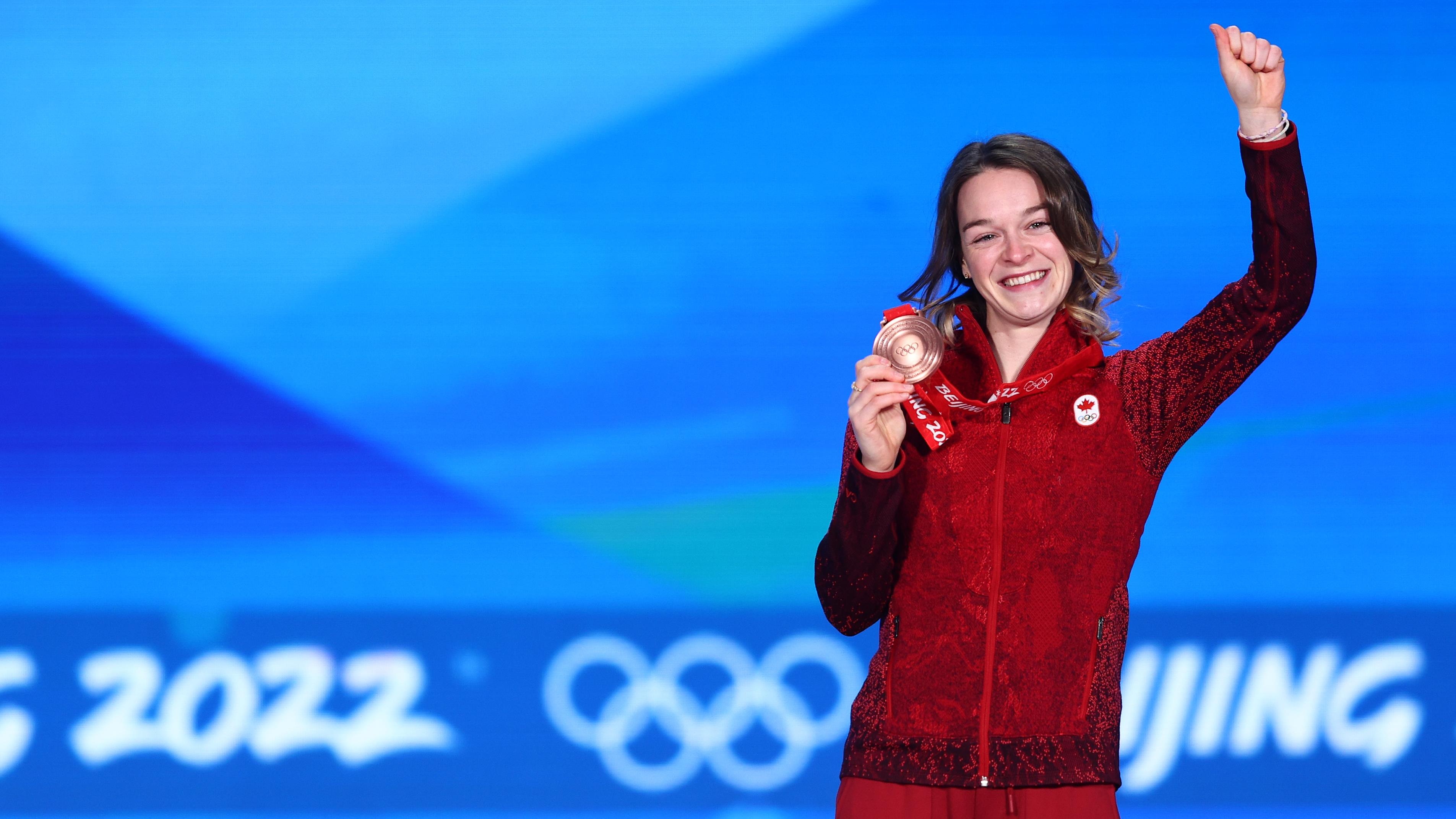 Olympic bronze medal, Kim Boutin Wallpaper, 3810x2150 HD Desktop