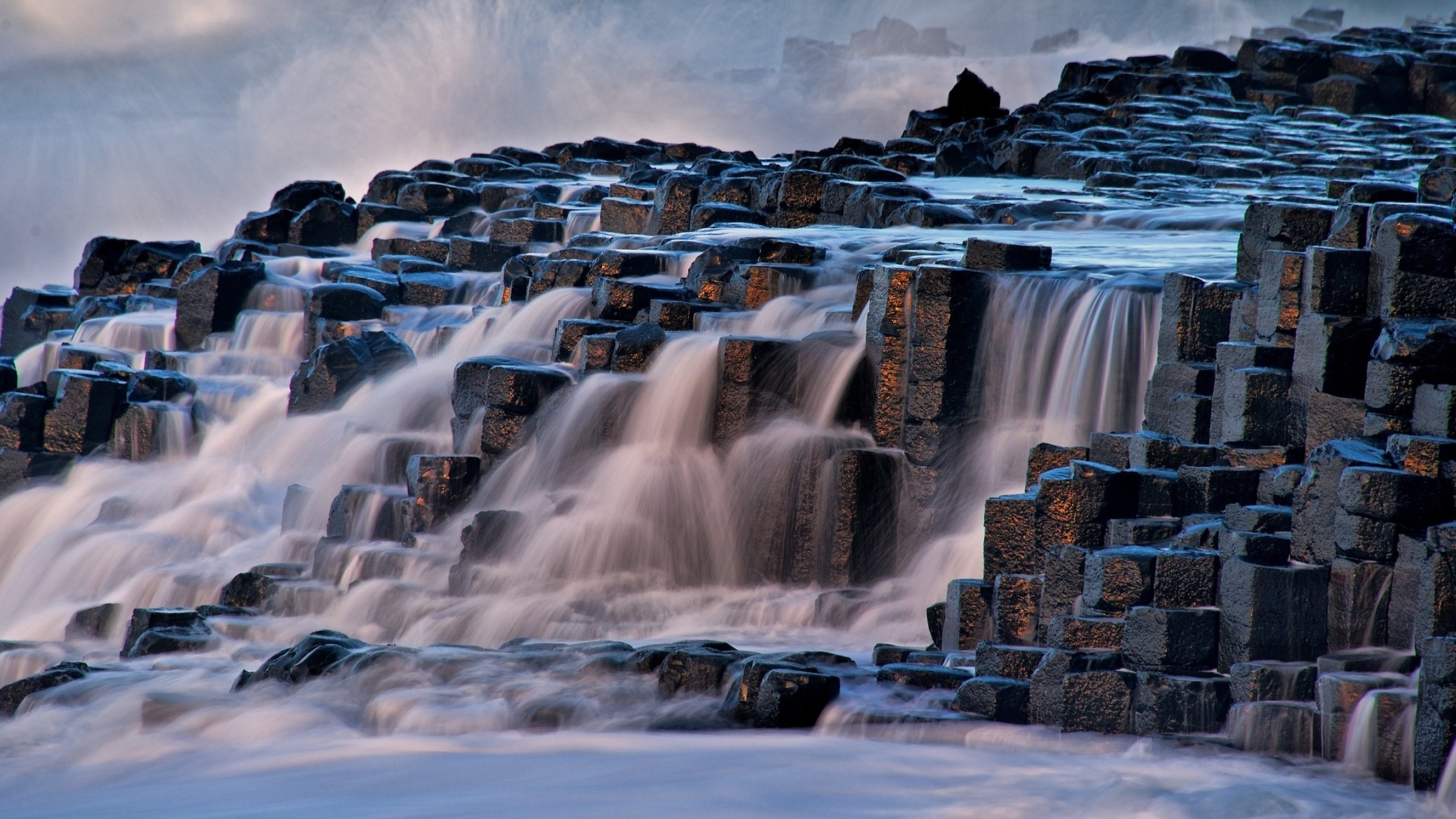 Northen Ireland, Giants Causeway, Landscapes, 2560x1440 HD Desktop