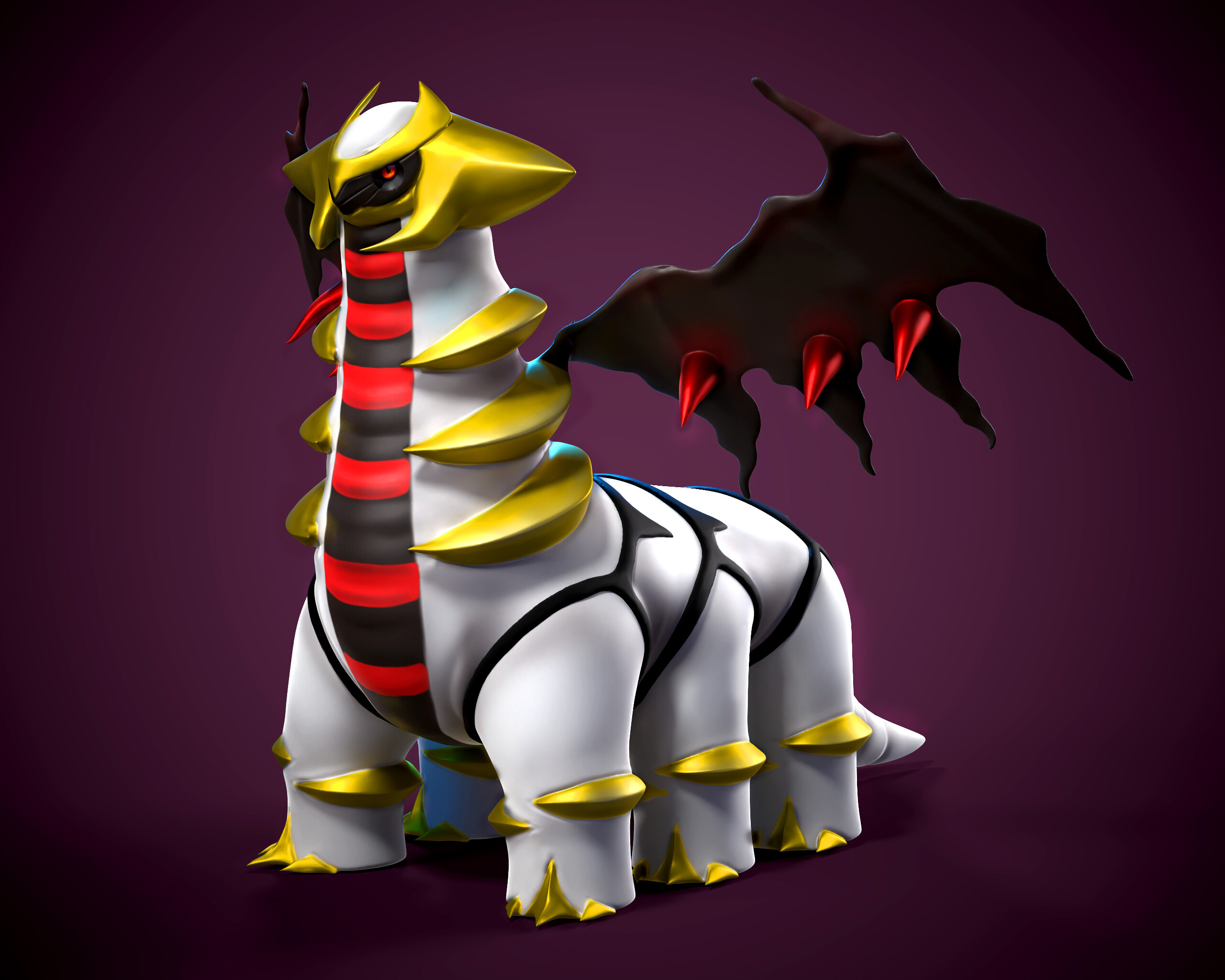 Gaming, Giratina, Pokmon, 3D print, 2560x2050 HD Desktop