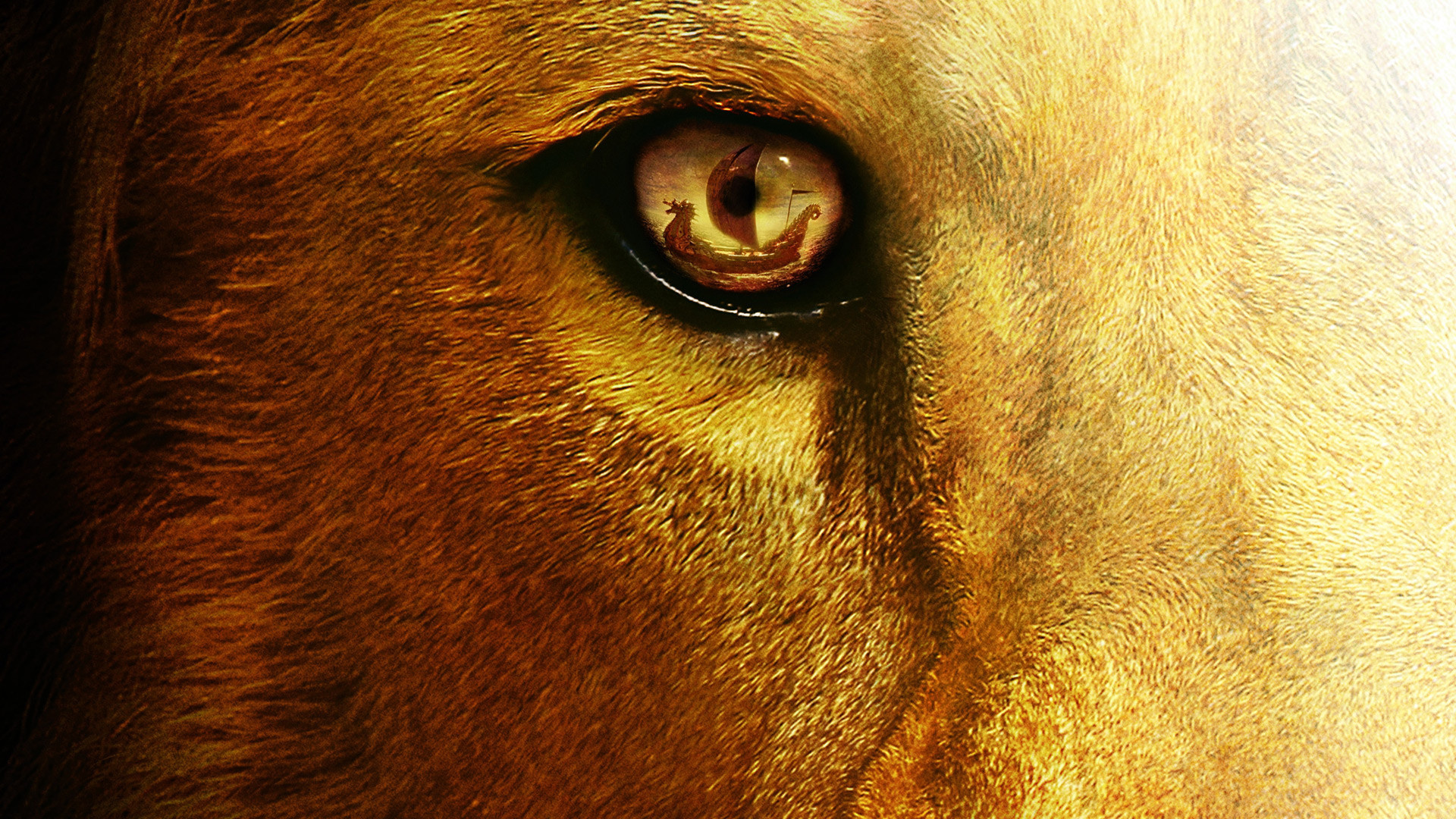 Voyage of the Dawn Treader, Fantasy lion, Eyes wallpaper, 1920x1080 Full HD Desktop