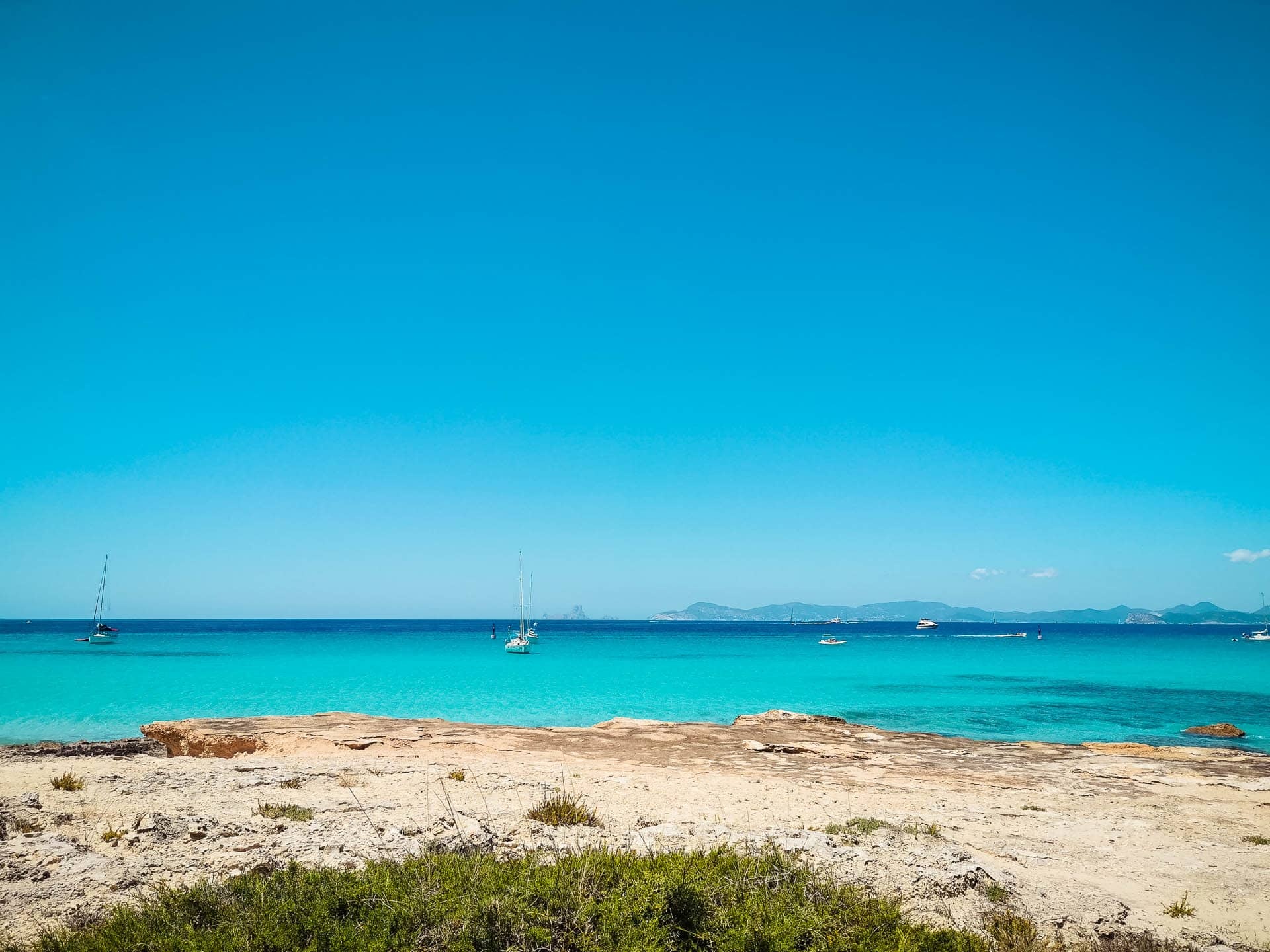 Exploring Balearic islands, Formentera sailing, Ellidah boat, 1920x1440 HD Desktop