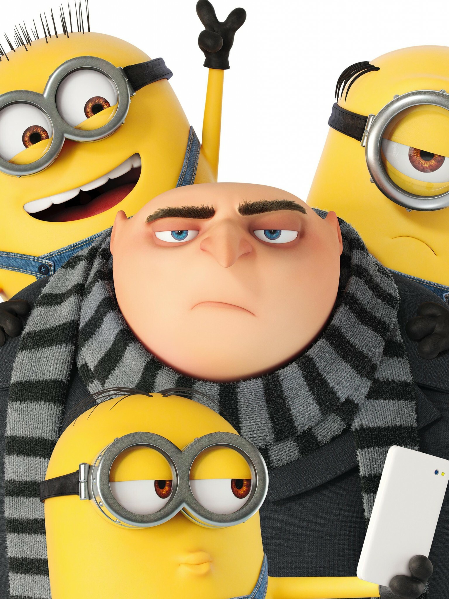 Gru, Minions, Despicable Me 3, Wallpaper for mobiles, 1540x2050 HD Phone