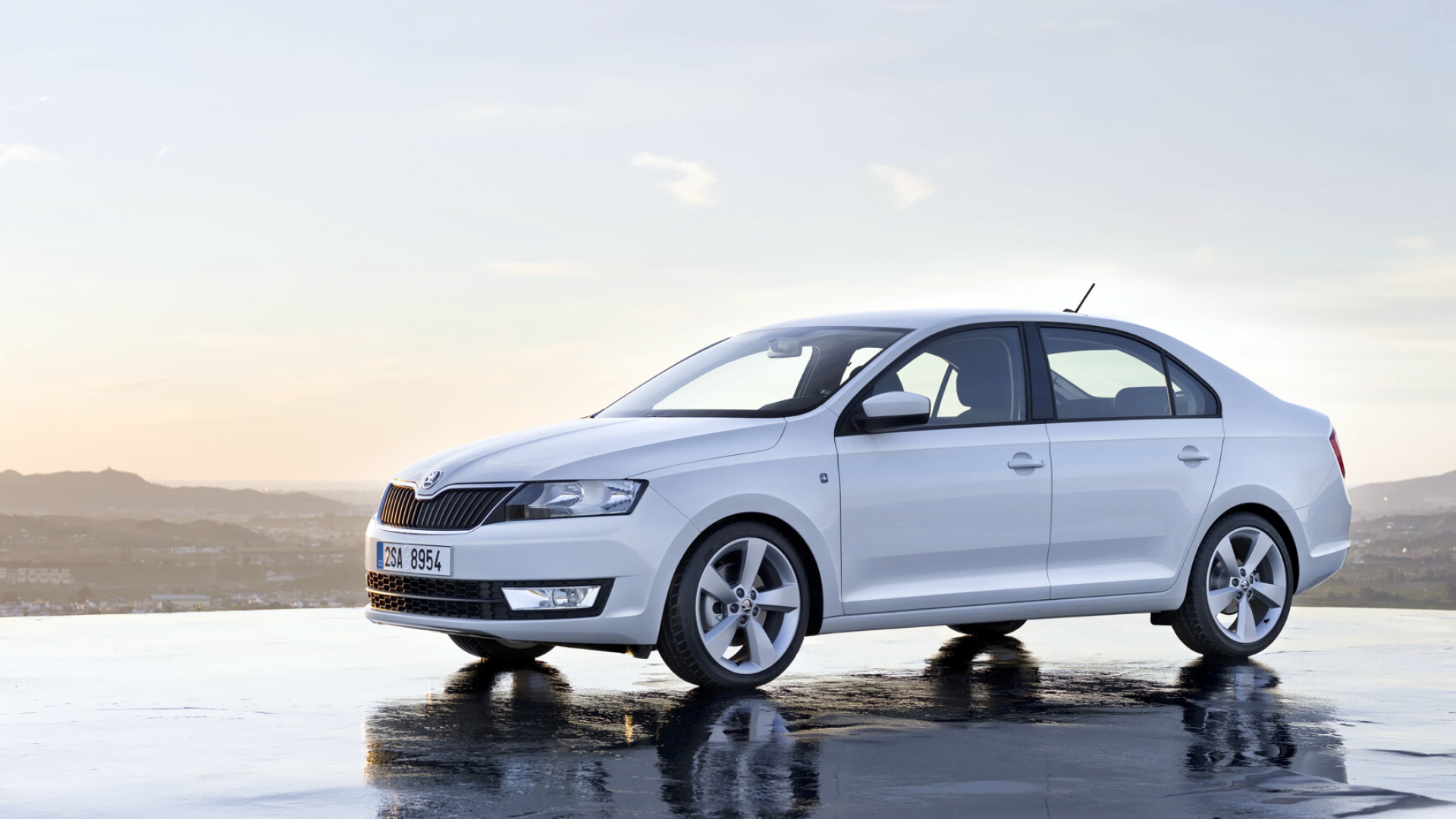 2013 Skoda Rapid, Side view, Car wallpapers, 1920x1080 Full HD Desktop