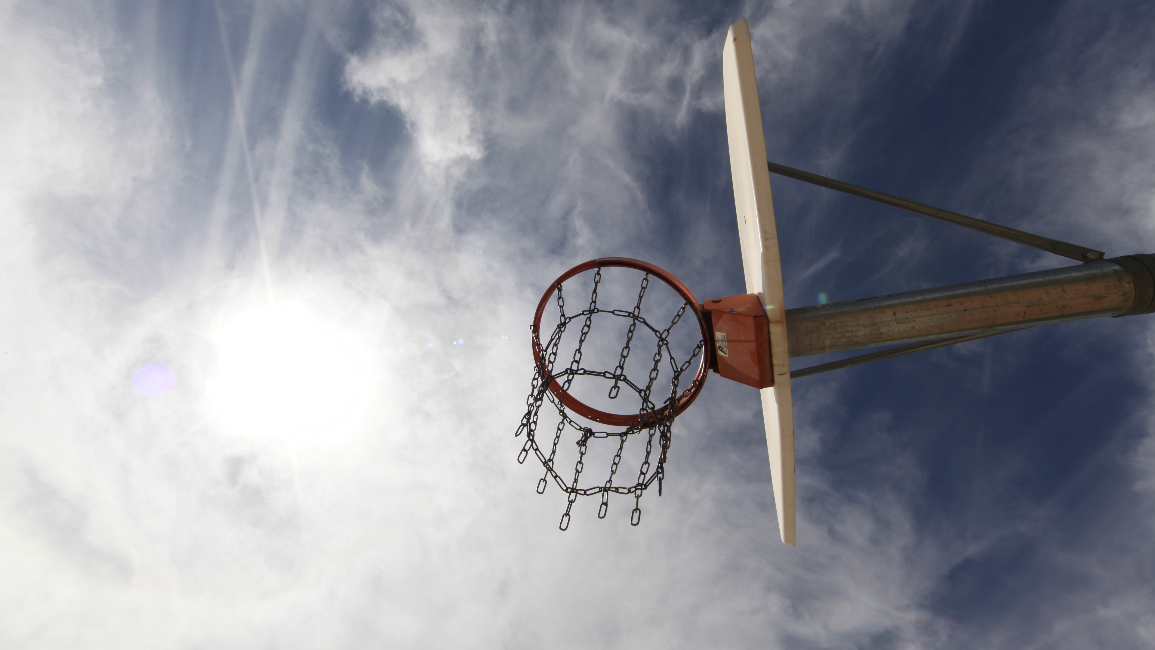 Basketball basket 4k, HD wallpapers, Basketball sport, Venue backboard, 3840x2160 4K Desktop