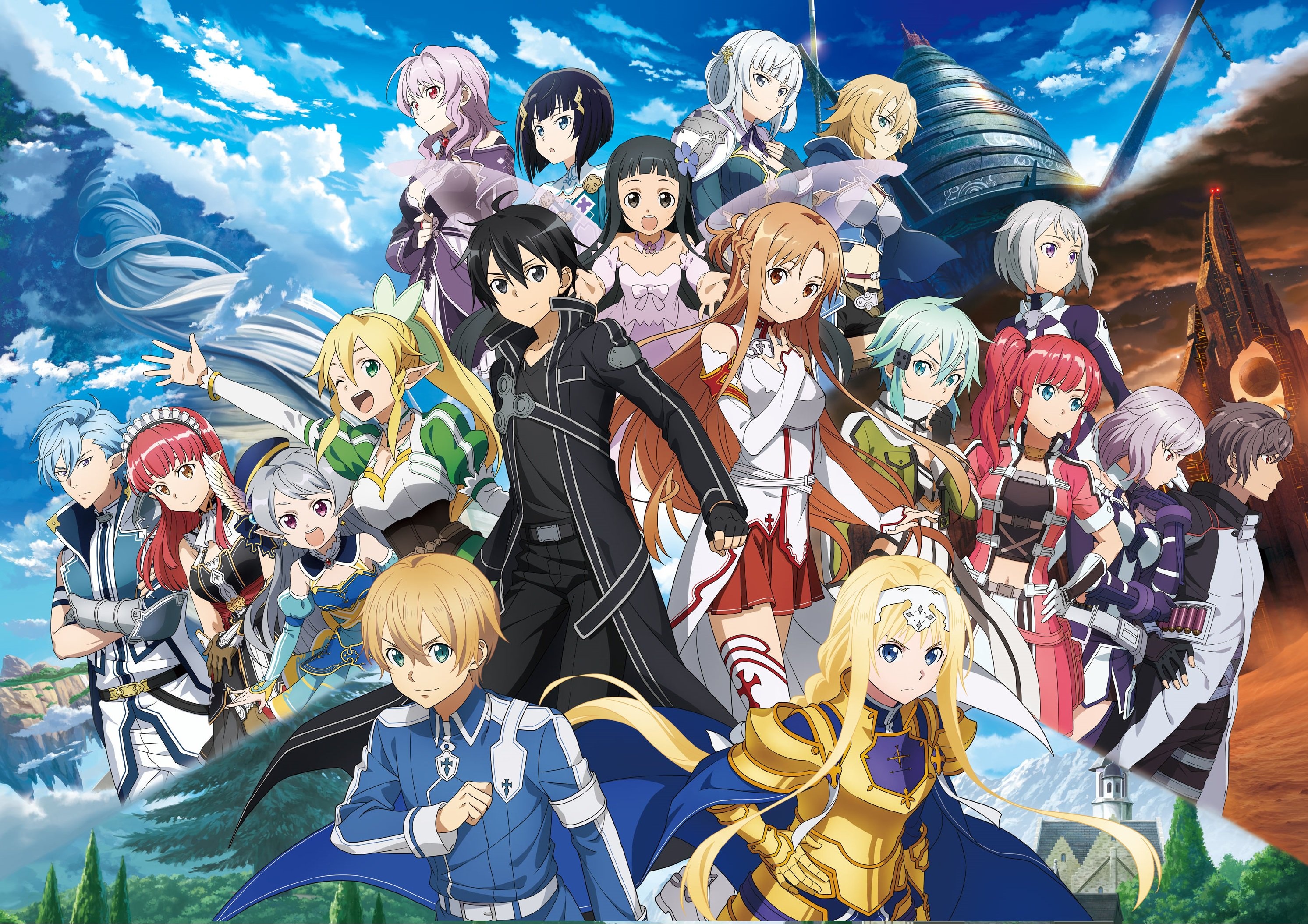 Sword Art Online, Official premiere, HD wallpapers, Stunning artwork, 2990x2110 HD Desktop