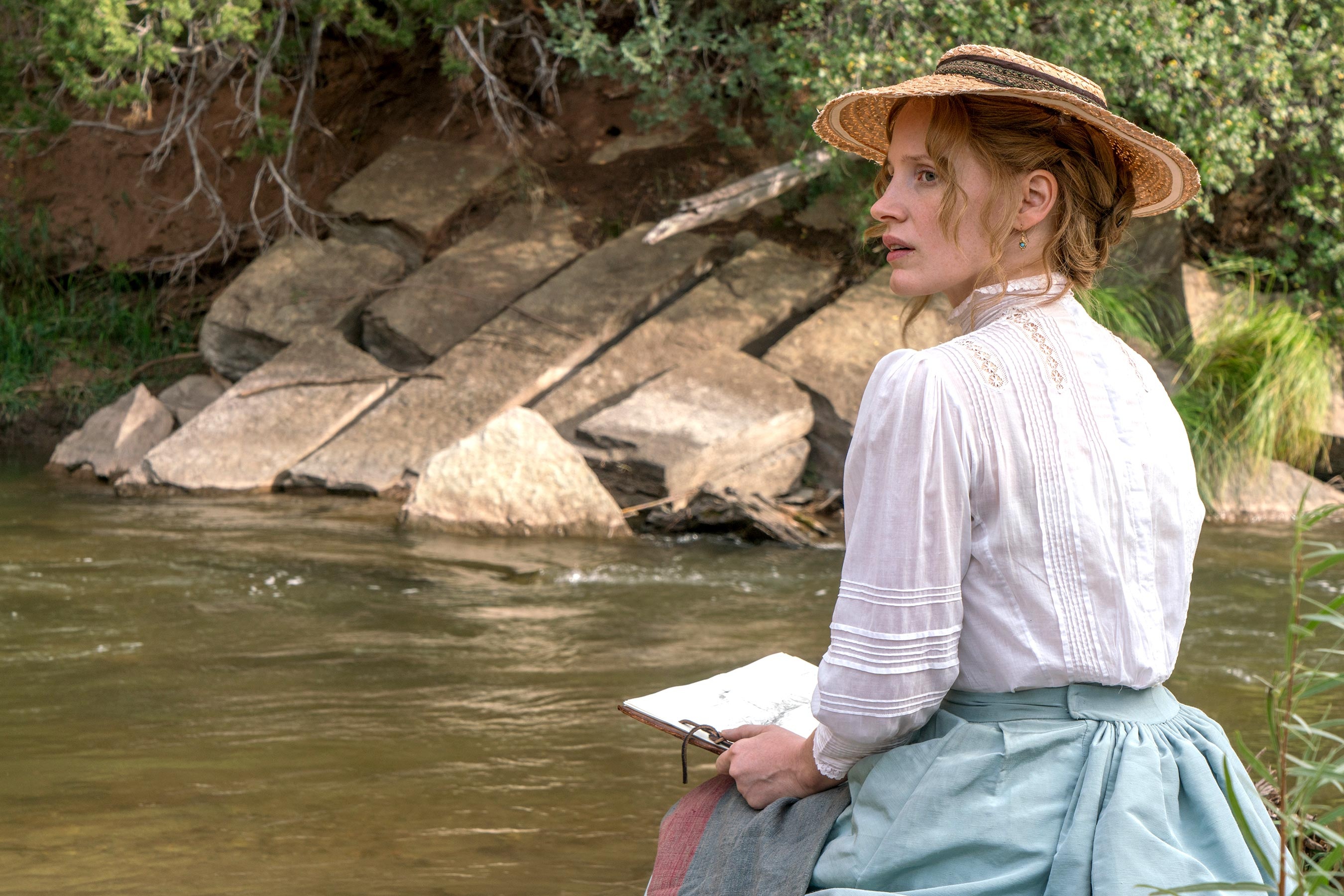 Woman Walks Ahead, Jessica Chastain, Teaser trailer, 2700x1800 HD Desktop