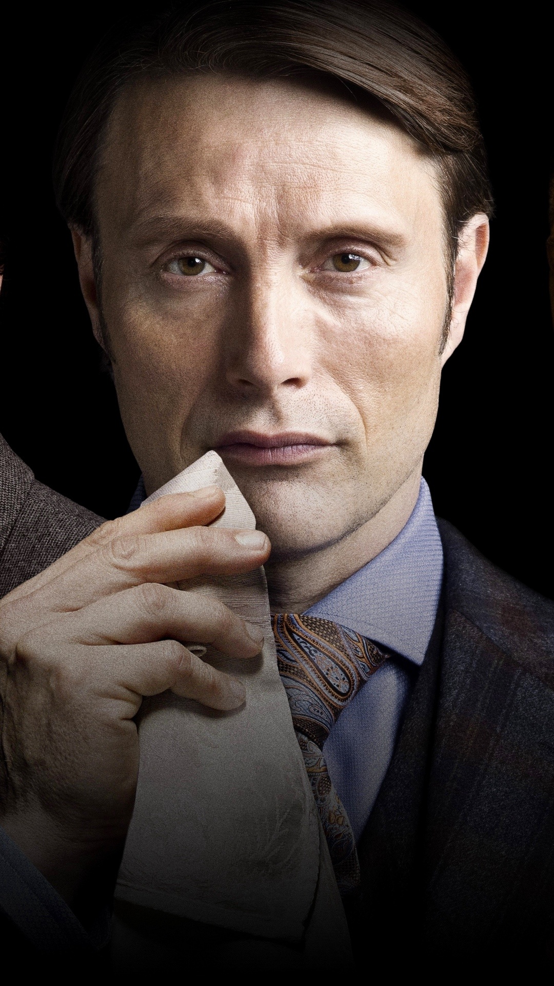 Mads Mikkelsen, Hannibal, Wallpaper, Ryan Johnson Art, 1080x1920 Full HD Phone