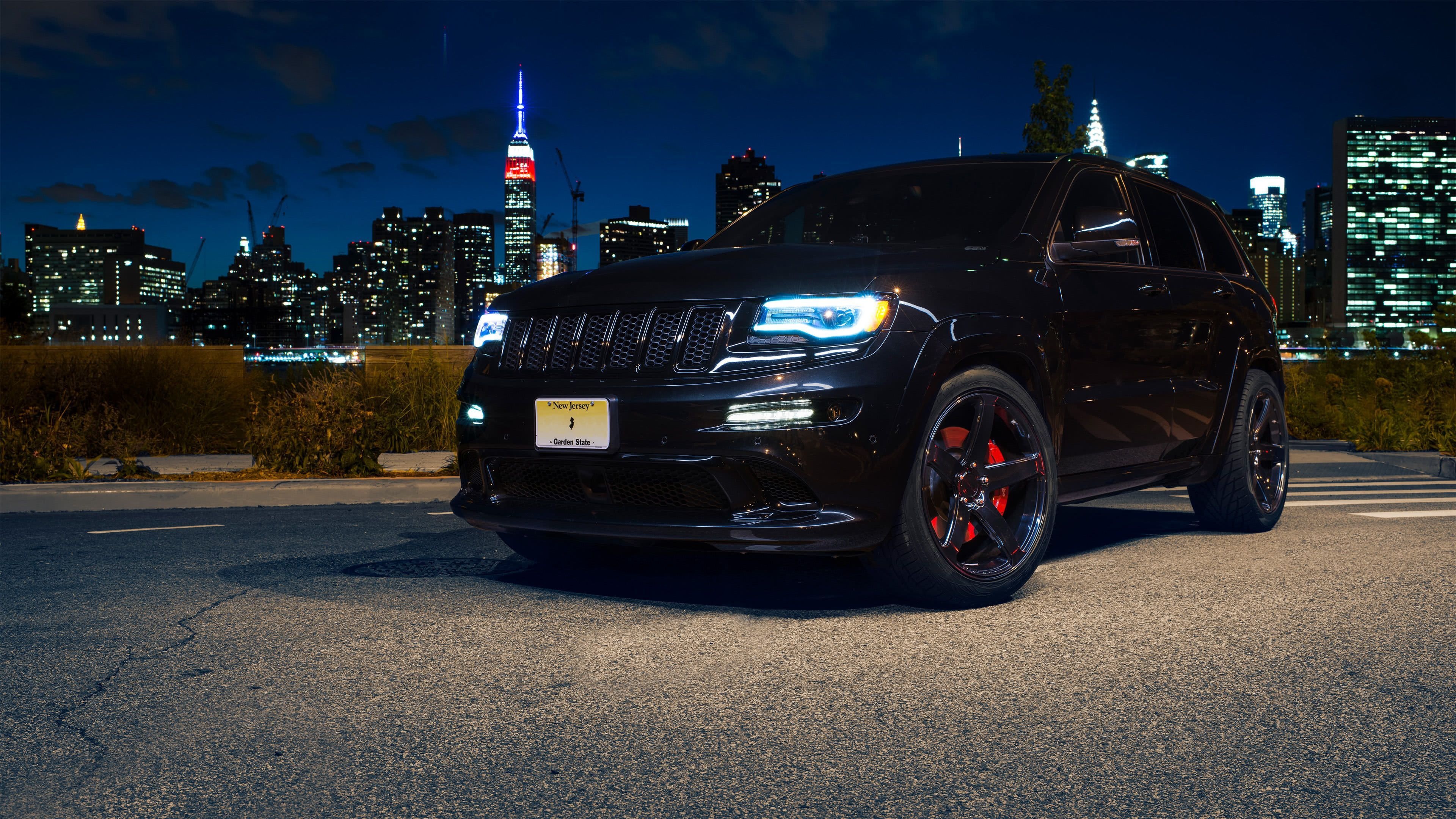 Jeep Cherokee, Grand Cherokee SRT, Jeep wallpapers, SRT backgrounds, 3840x2160 4K Desktop