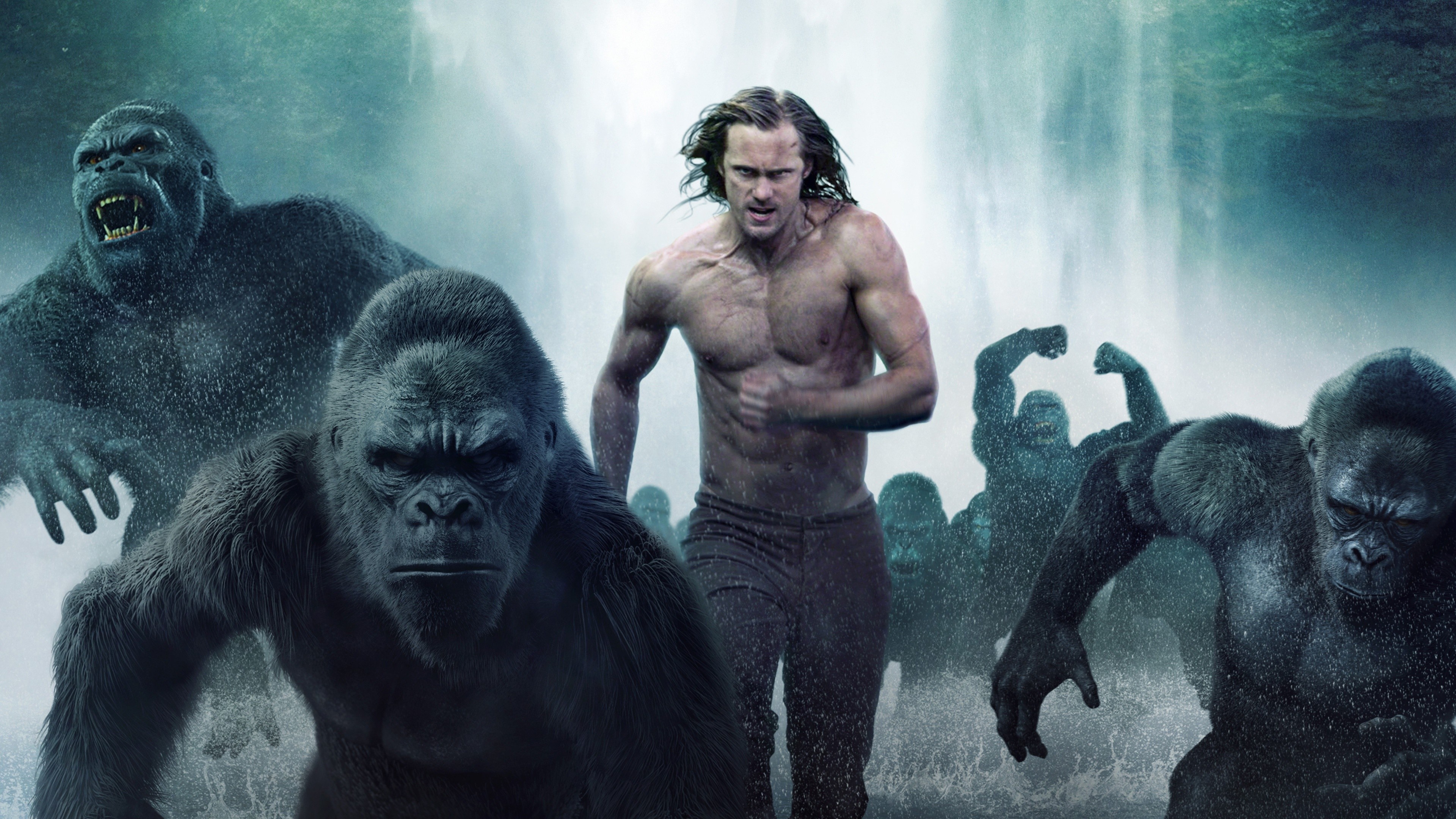 Alexander Skarsgard movies, Wallpaper The Legend of Tarzan, Alexander Skarsgrd, Best movies, 3840x2160 4K Desktop