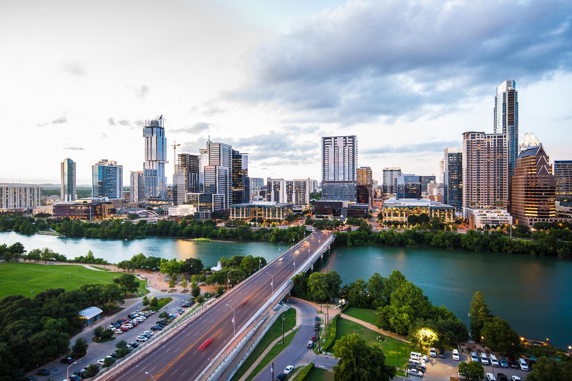 Austin Skyline, Travels, Trade up Texas, Capital area, 2000x1340 HD Desktop