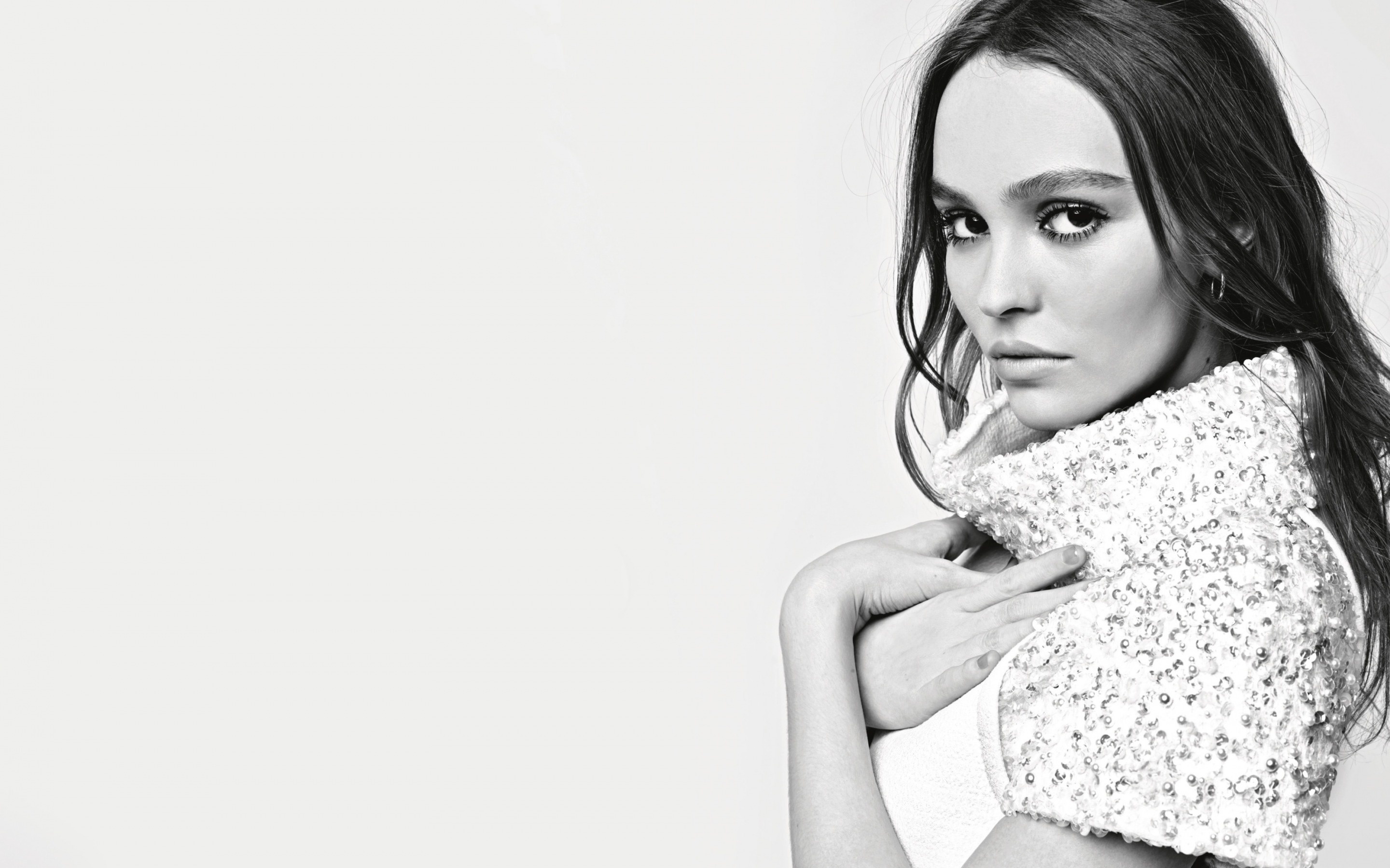 Lily-Rose Depp, American actress, Portrait photoshoot, 2880x1800 HD Desktop