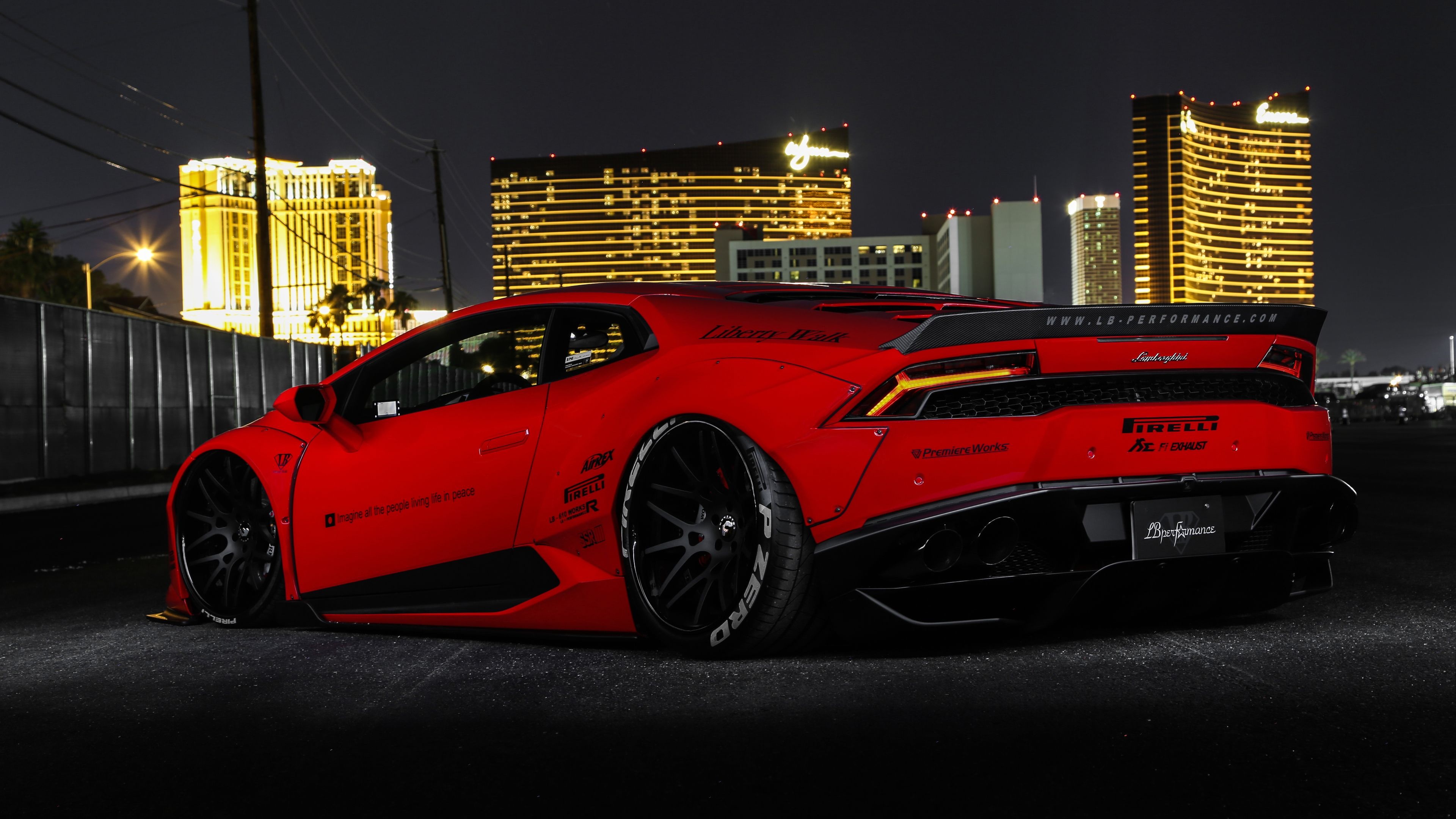 Lamborghini Huracan, Liberty Walk Cars Wallpaper, 3840x2160 4K Desktop