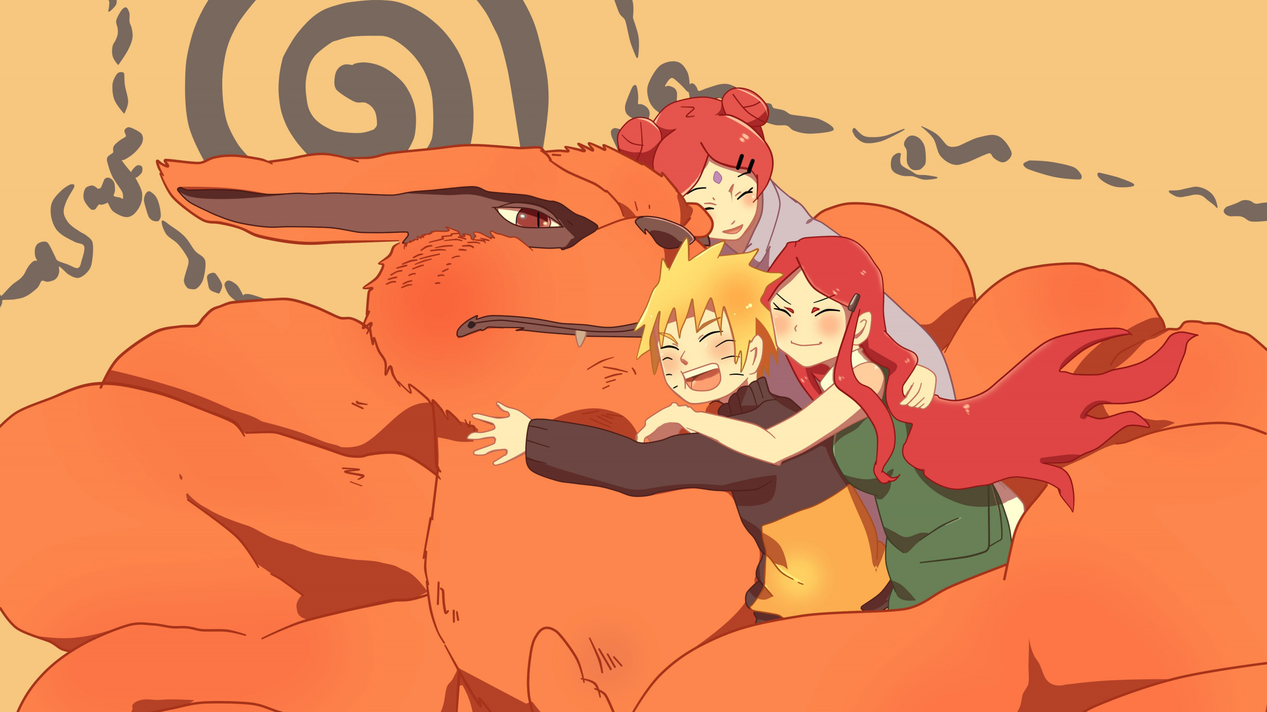 Kushina Uzumaki, Anime power, Naruto's journey, Kurama connection, 2560x1440 HD Desktop