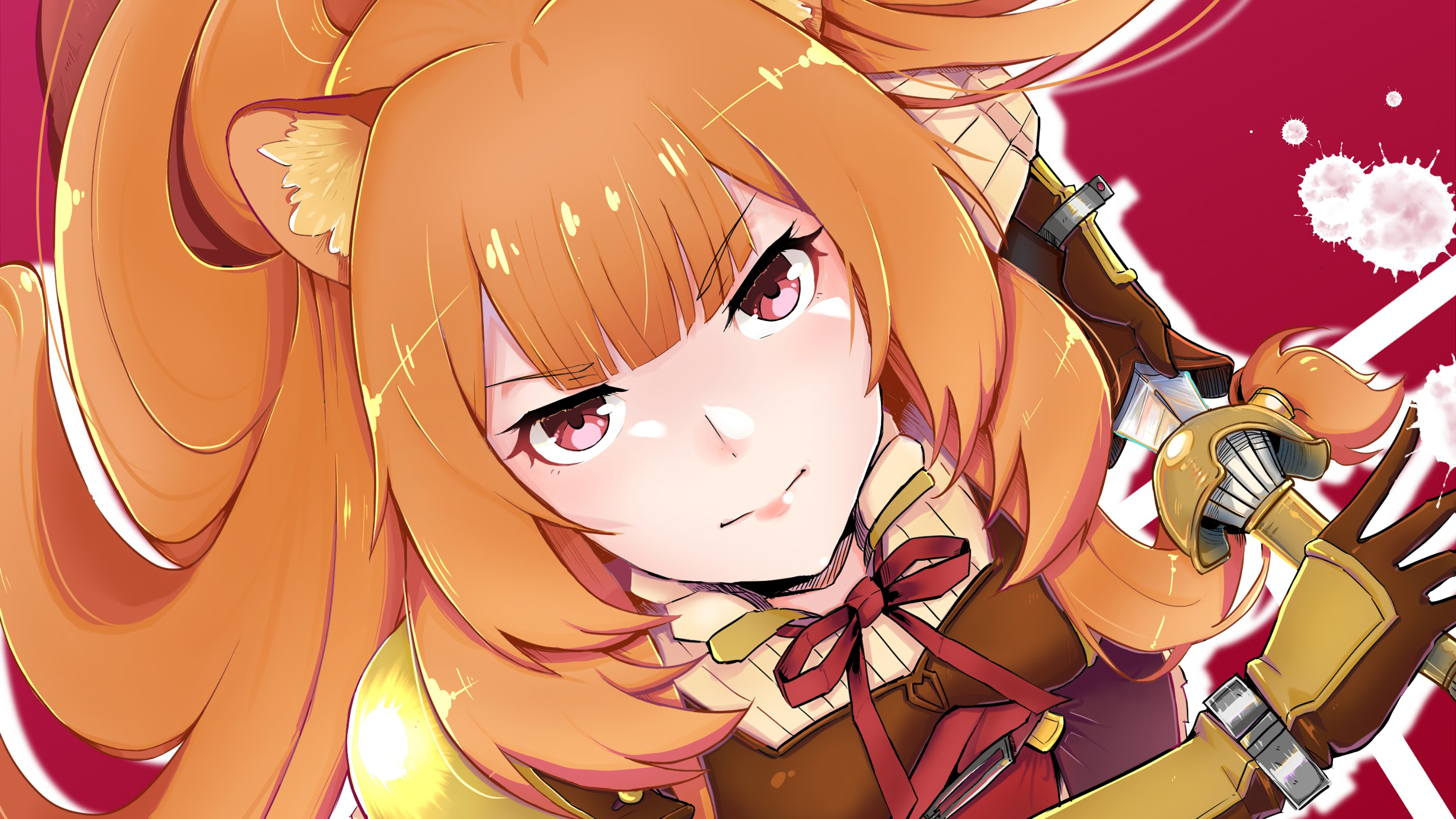 Raphtalia, Rising of the Shield Hero, 4K wallpapers, Fox girl, 3840x2160 4K Desktop