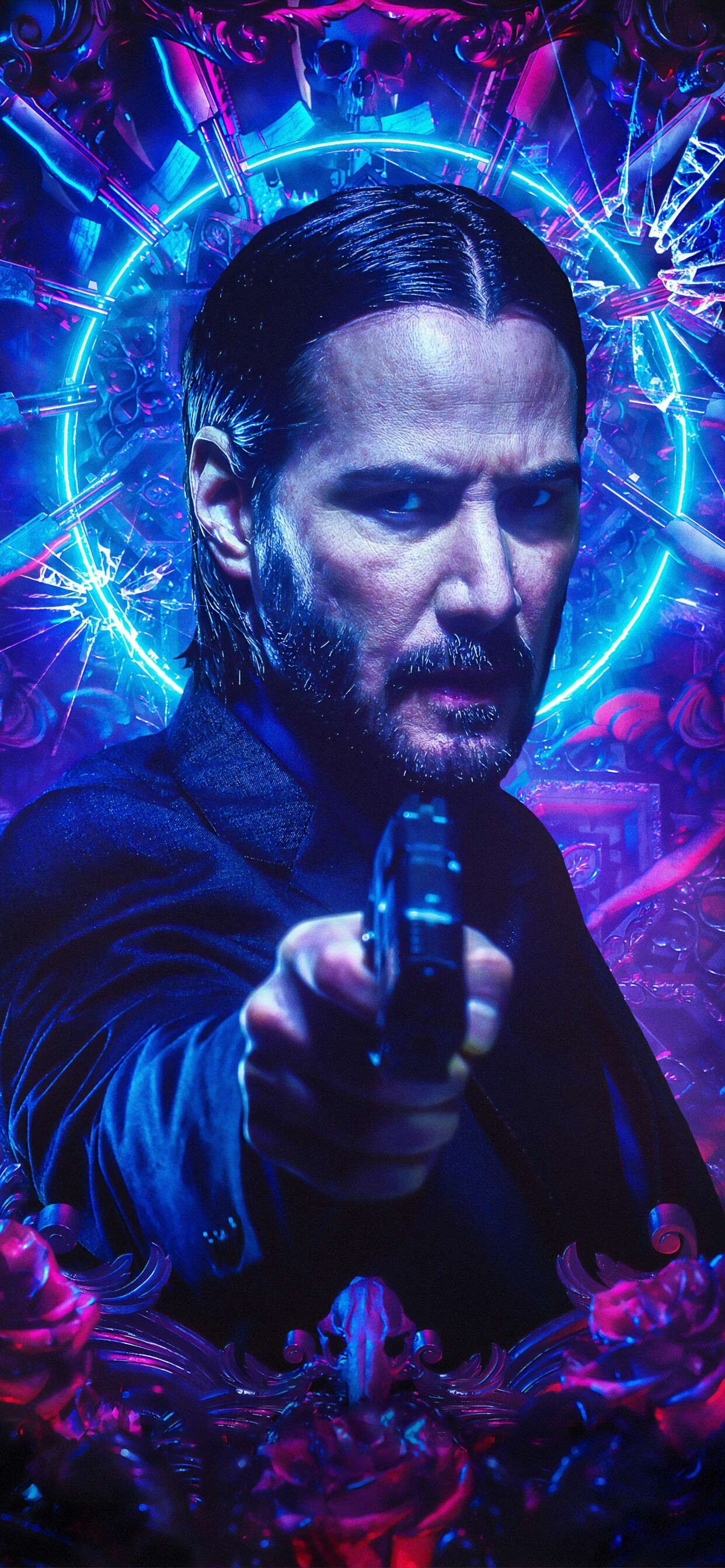 Keanu Reeves, John Wick wallpapers, Action movies, 1250x2690 HD Phone