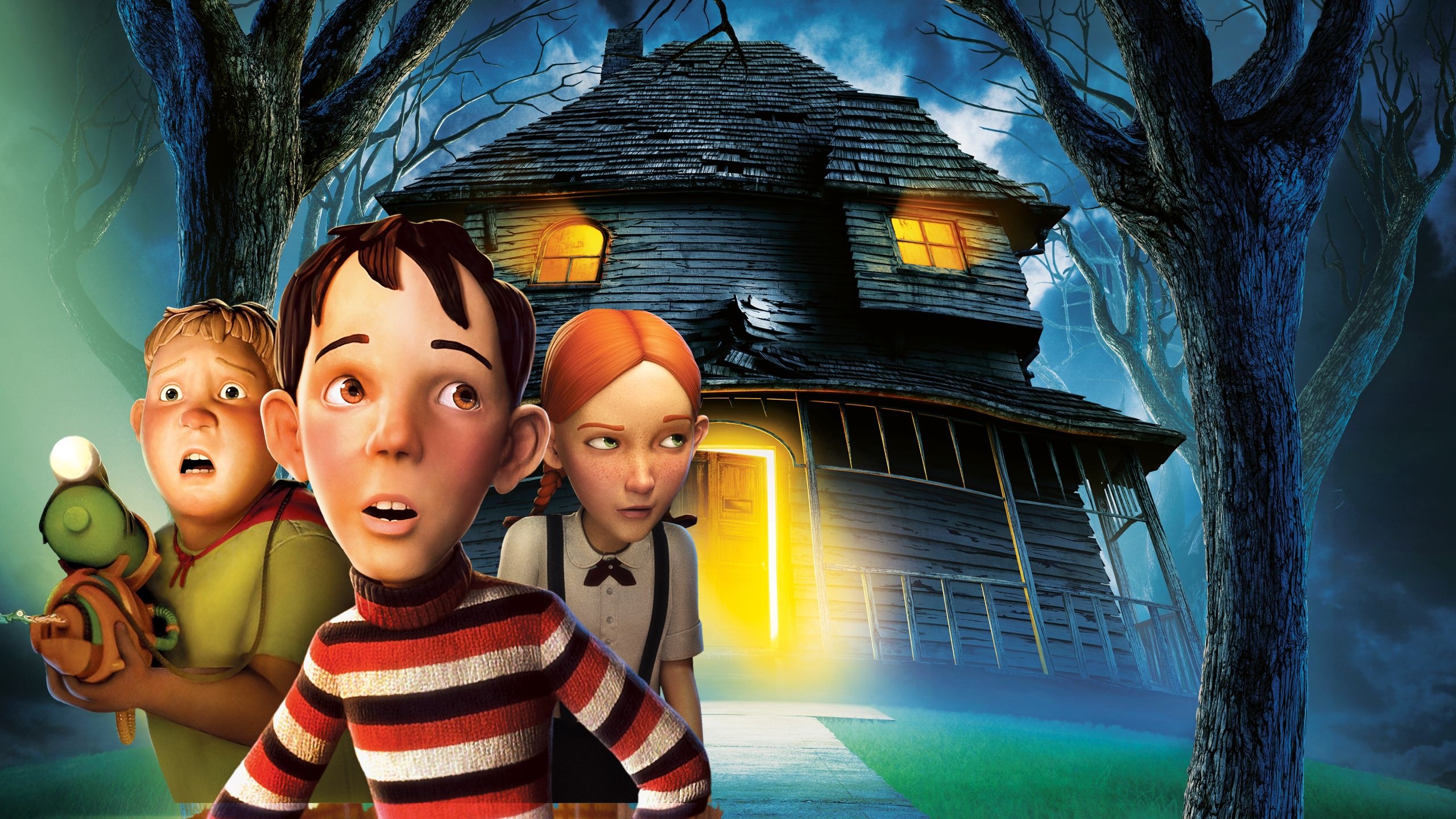 Chowder, Jenny, and D.J., Monster House Wallpaper, 2560x1440 HD Desktop