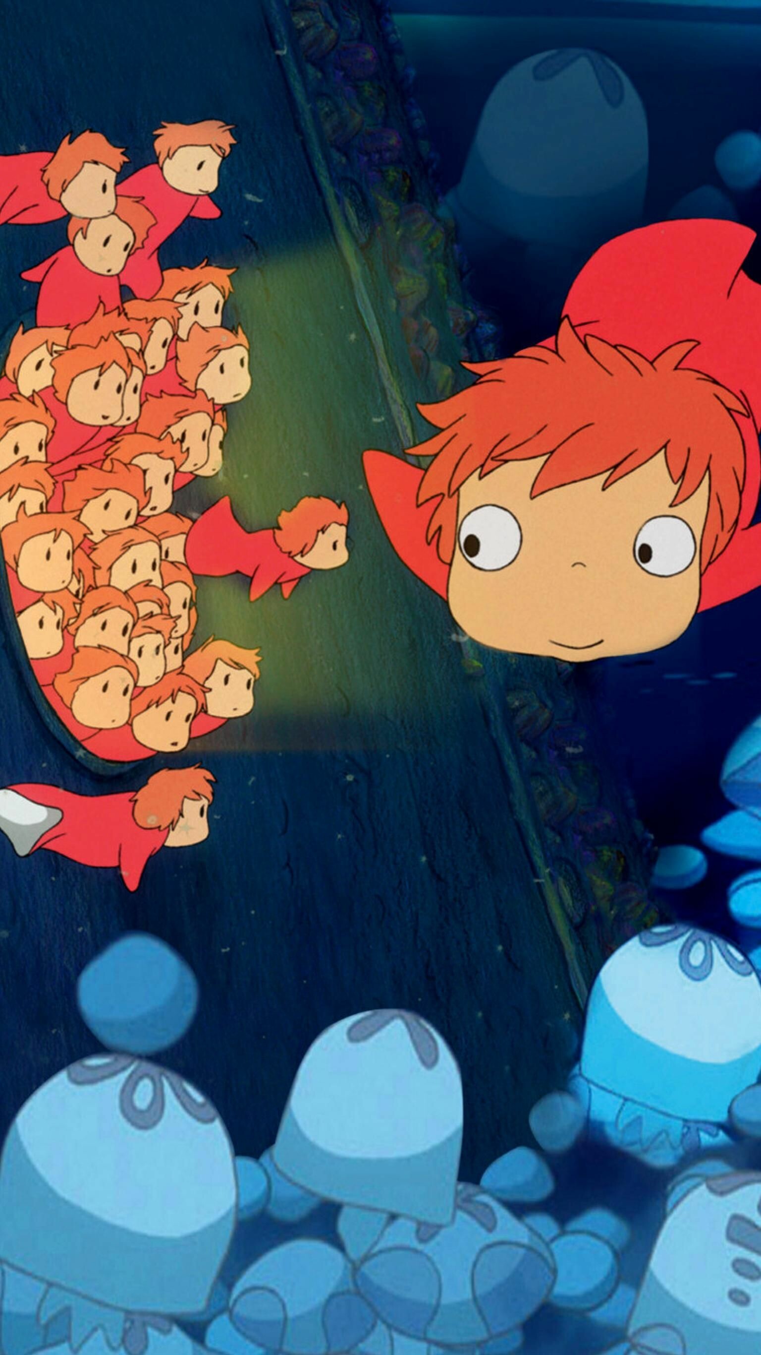 Ponyo, Phone wallpaper, Ghibli artwork, Anime beauty, 1540x2740 HD Phone