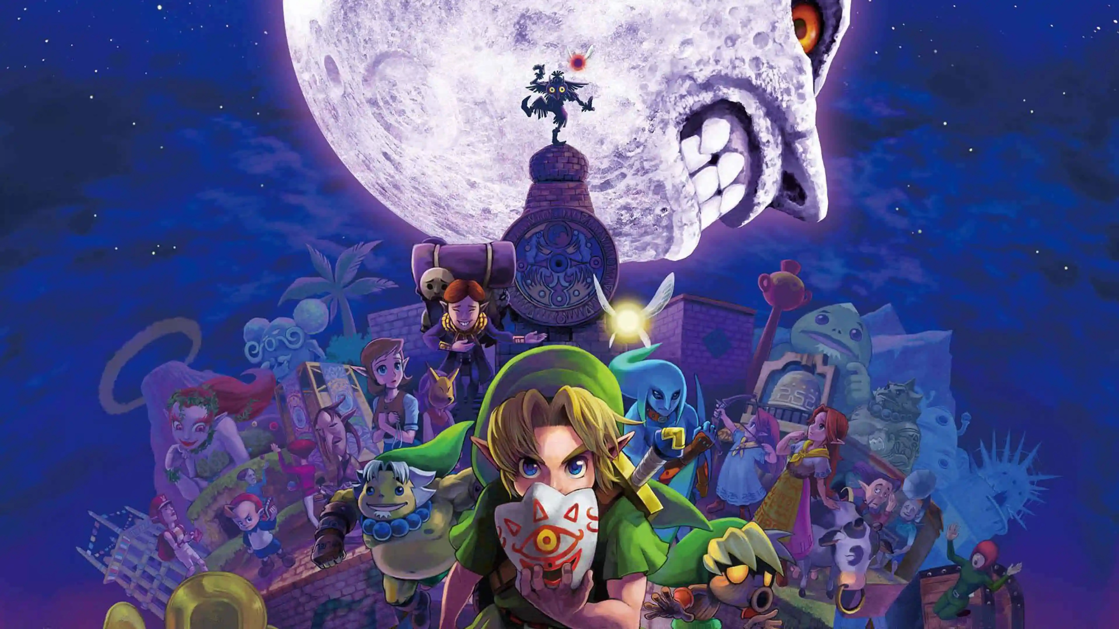 Majora's Mask archives, Gaming legends, Mysterious aura, Enigmatic adventure, 3840x2160 4K Desktop