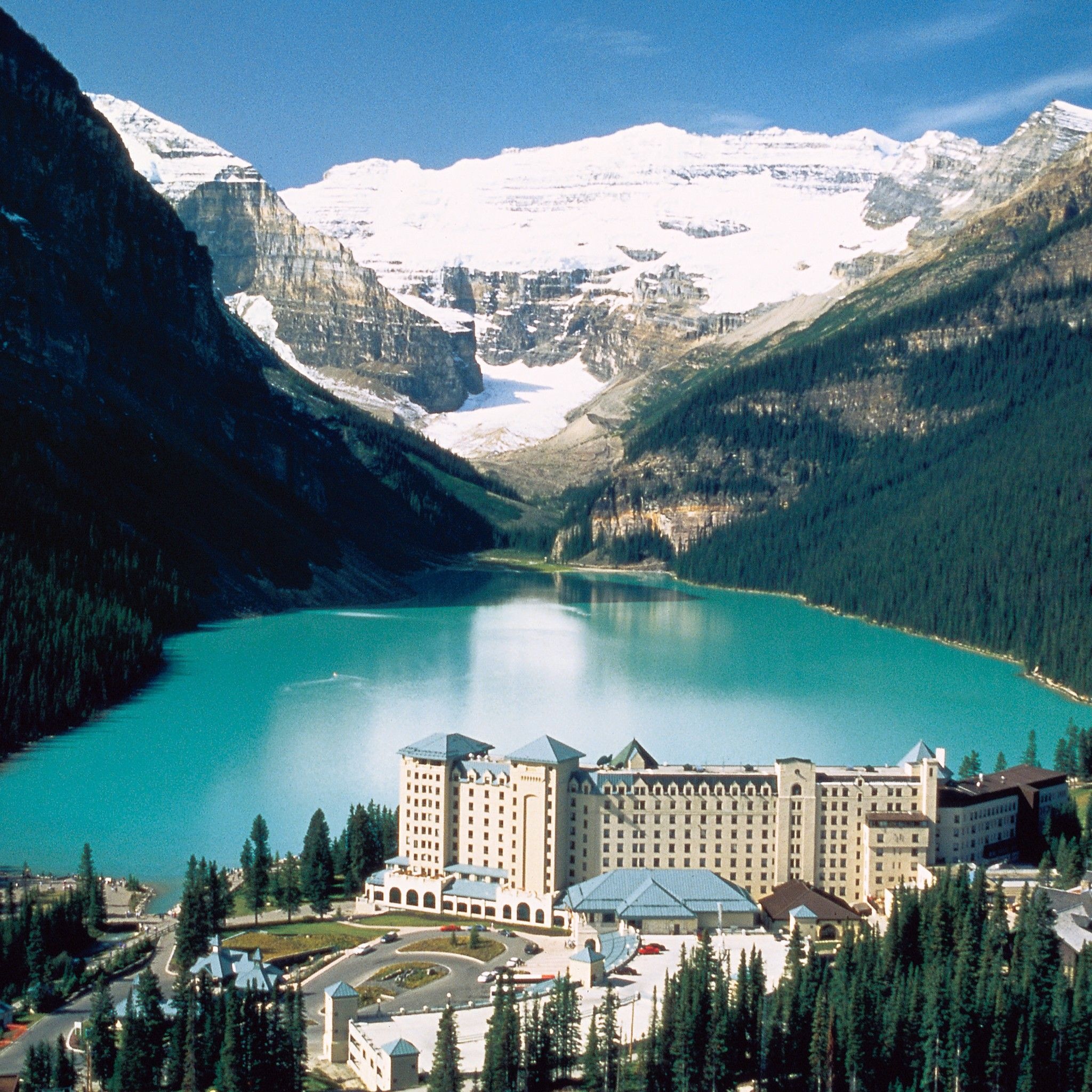 Lake Louise, Travels, Bucket list destination, Must-see, 2050x2050 HD Phone