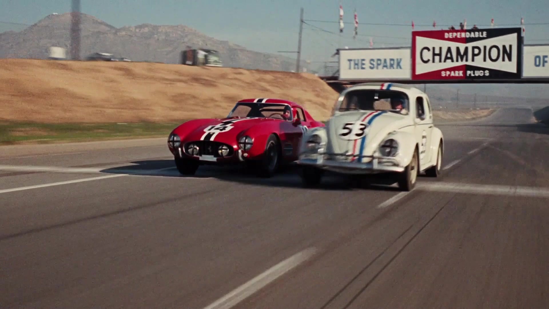 Herbie movies, Champion billboard, Herbie Fully Loaded, 1920x1080 Full HD Desktop