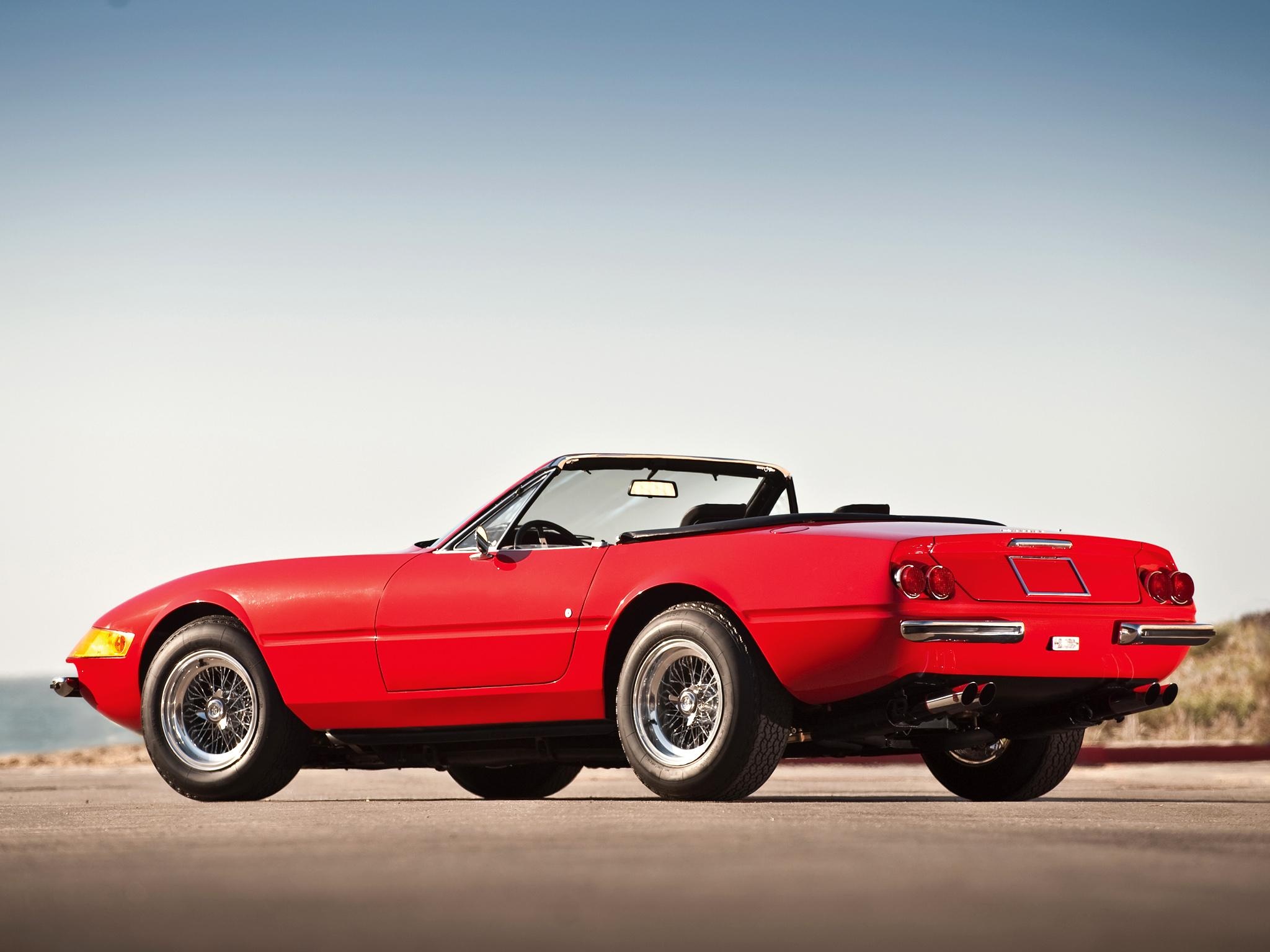 Ferrari Daytona, Open-top thrill, Convertible beauty, Speed and style, 2050x1540 HD Desktop