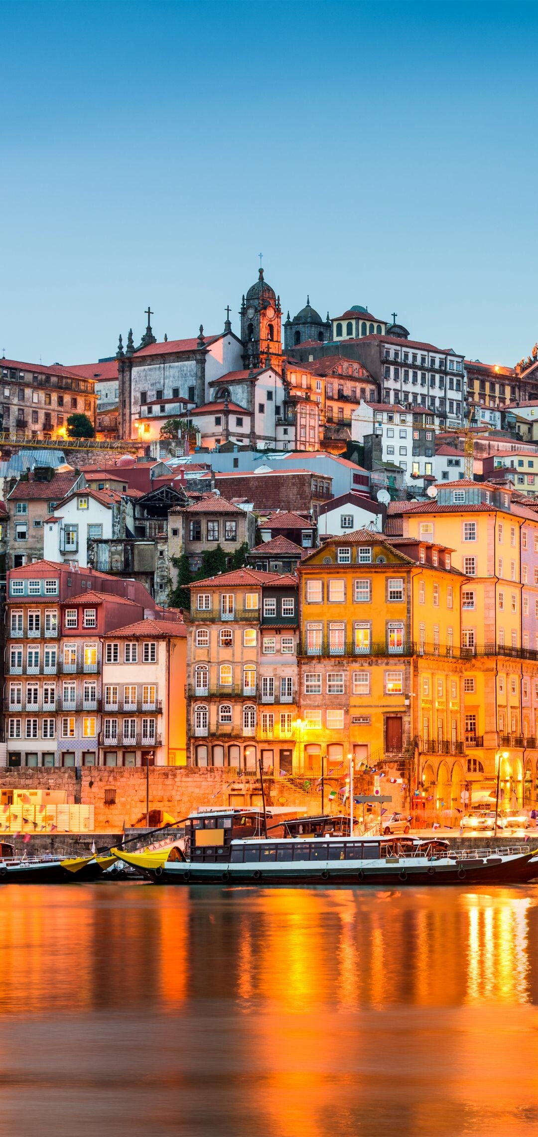 Picturesque Porto, Cityscape beauty, Porto's charm, Vibrant atmosphere, 1080x2280 HD Phone