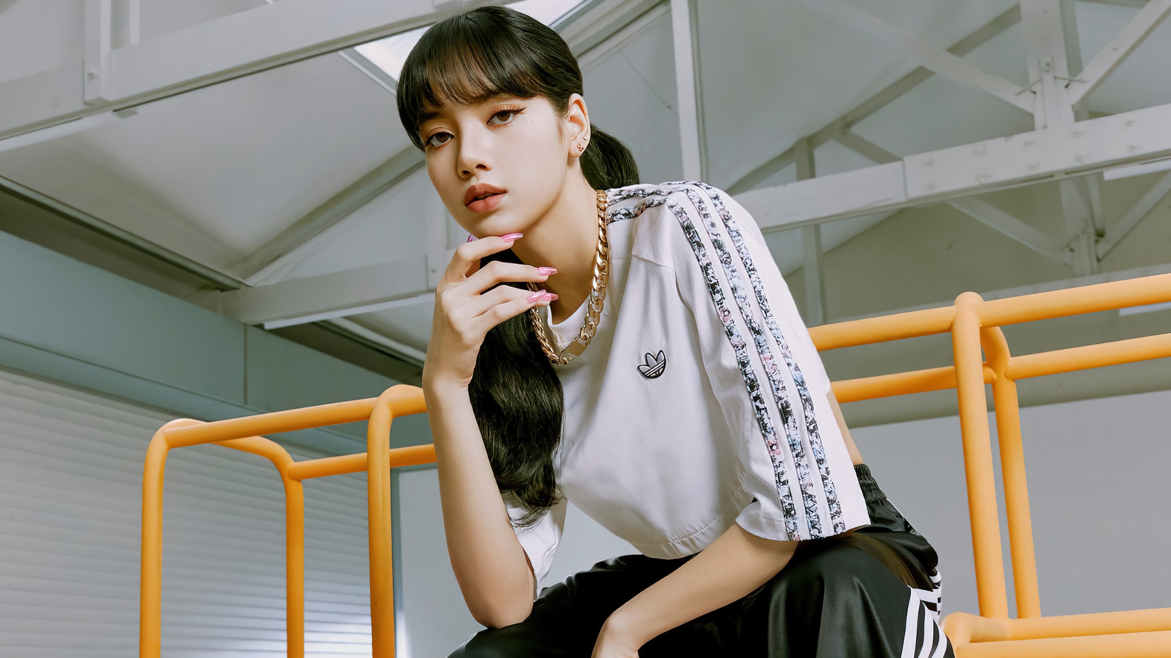 LiSA, Blackpink photoshoot, Adidas partnership, Eye-catching, 3840x2160 4K Desktop