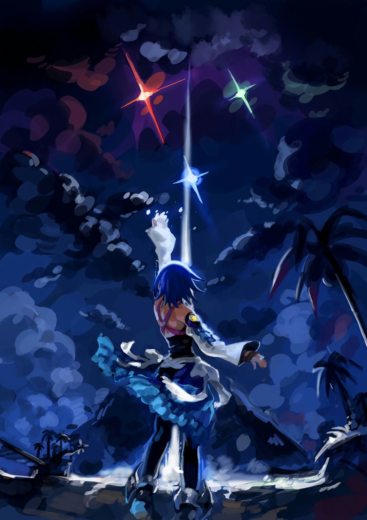 Aqua, Kingdom Hearts, Gaming, Fanart by Marisa Cordeiro, 1400x1980 HD Phone