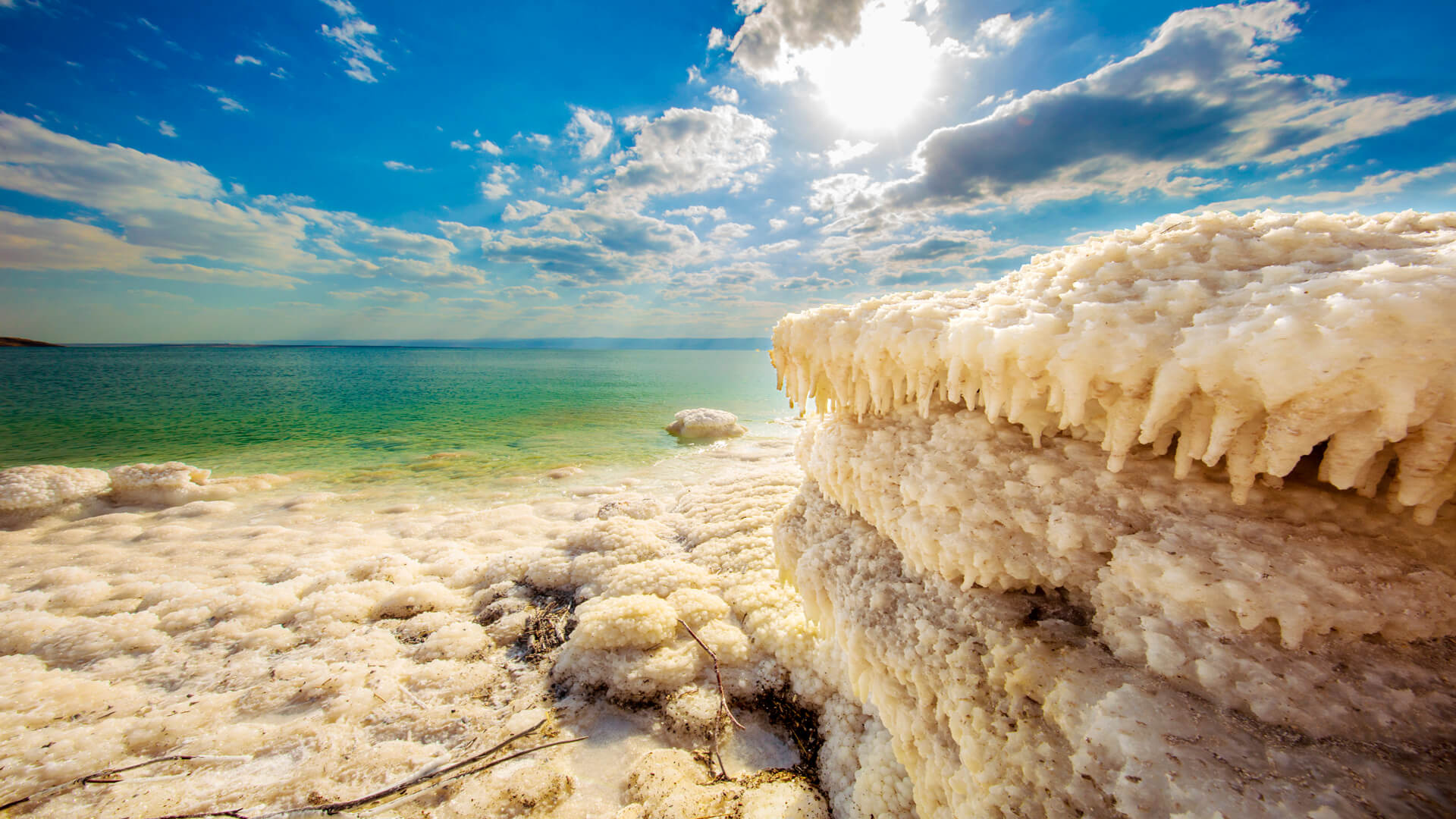 Dead Sea, Desert adventures, Tourism hotspot, Middle East, 1920x1080 Full HD Desktop