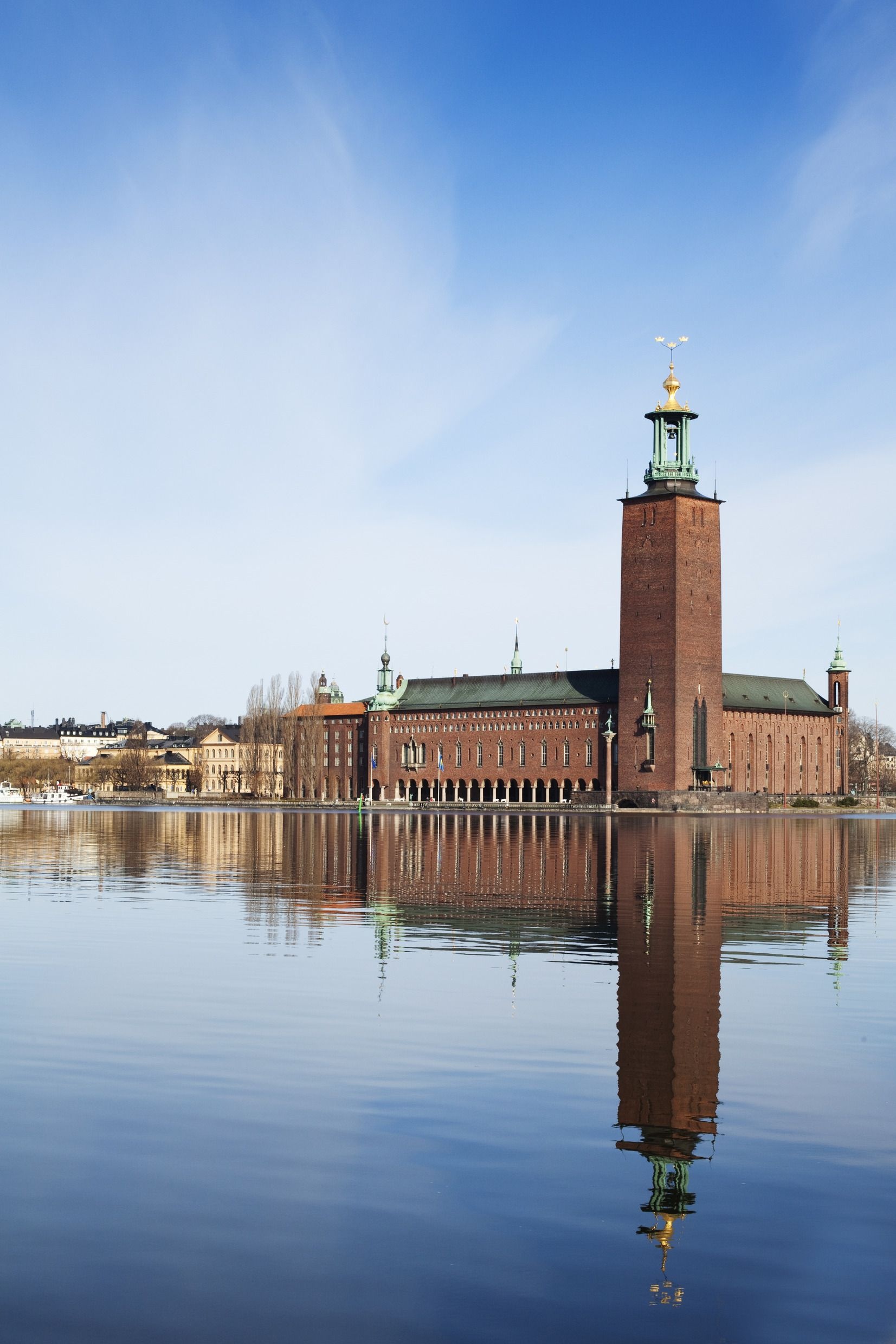 Stockholm City Hall, Iconic seat of governance, Swedish pride, Architectural wonder, 1660x2480 HD Phone