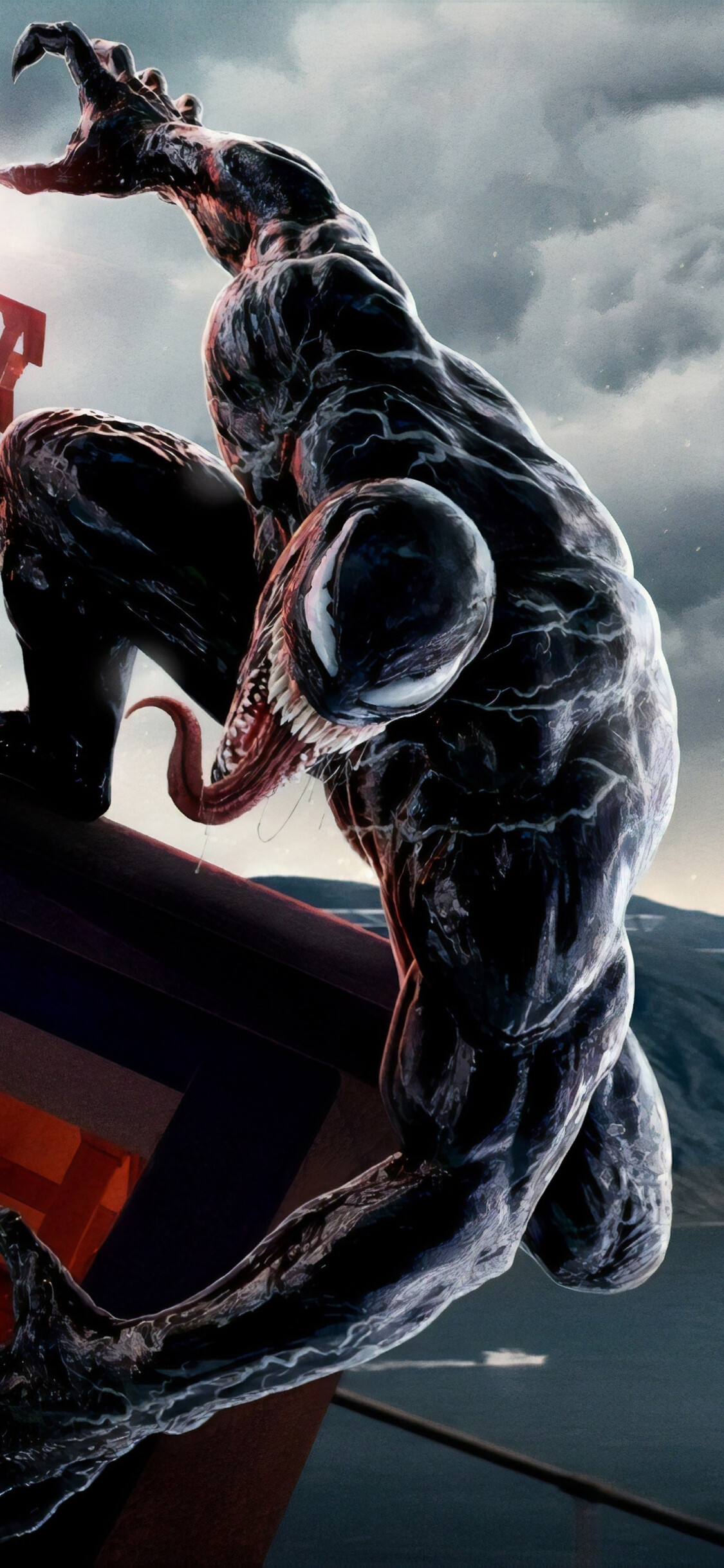 Marvel Villain, Venom, Art, Wallpaper, 1130x2440 HD Phone