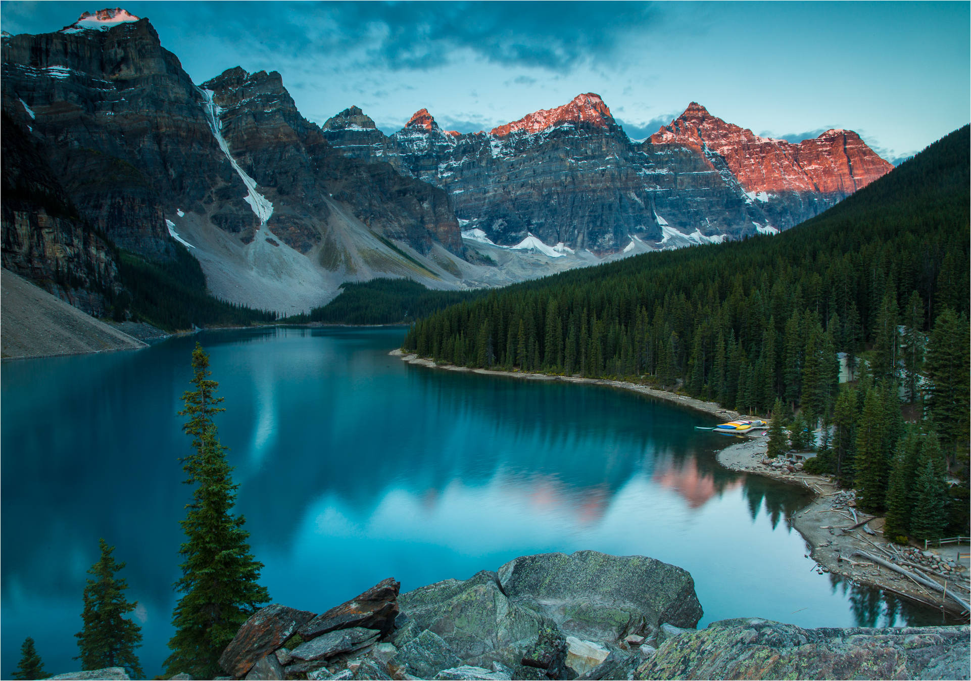 Moraine Lake, Earth's beauty, Captivating wallpapers, Stunning visuals, 1930x1350 HD Desktop