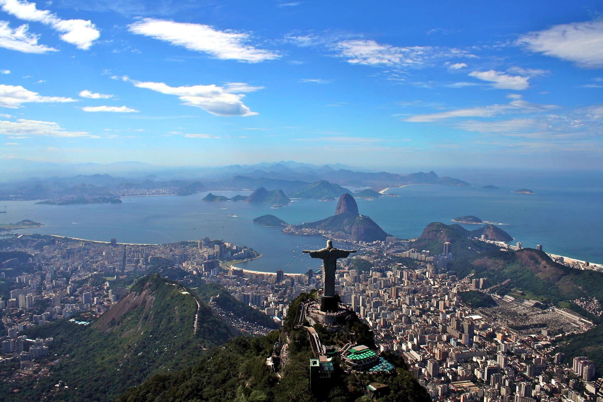 Christ the Redeemer, Breathtaking panorama, Symbolic representation, Captivating statue, 1920x1280 HD Desktop