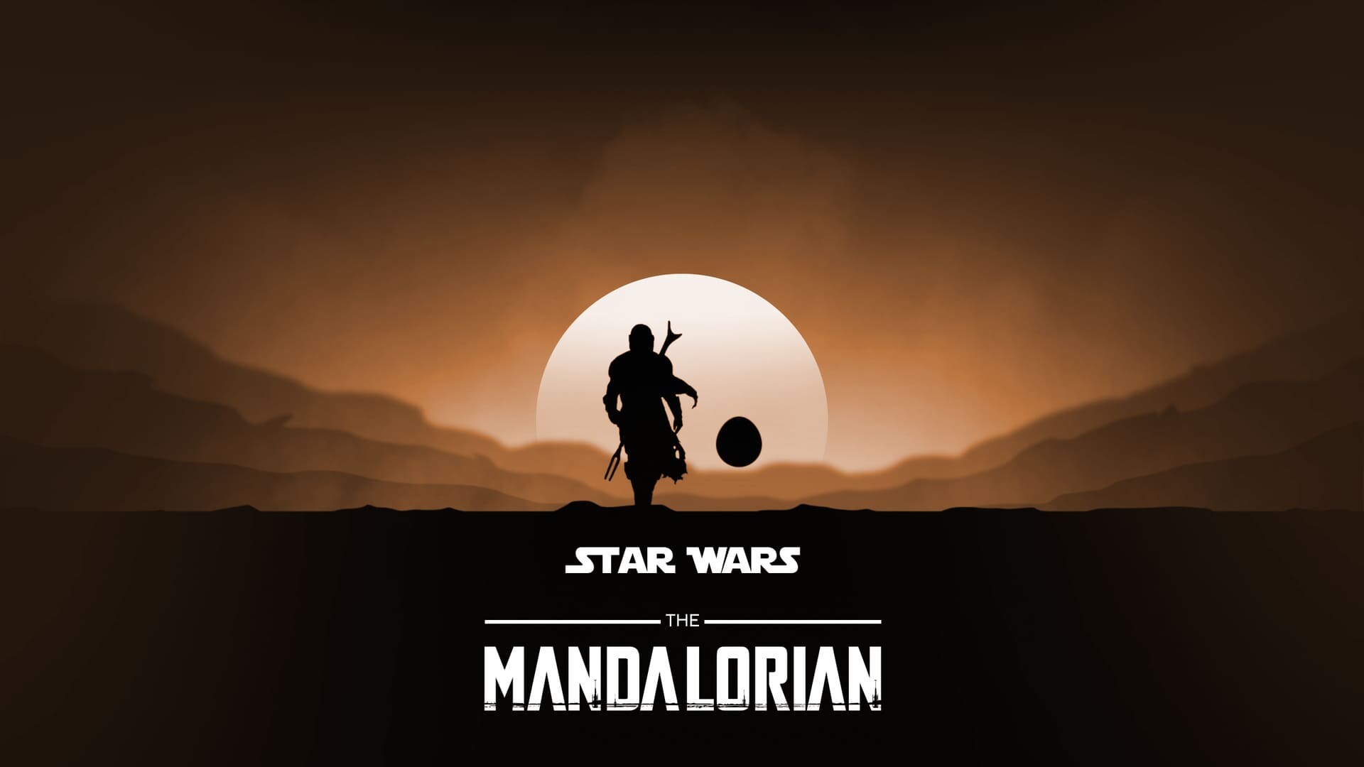 Poster, The Mandalorian Wallpaper, 1920x1080 Full HD Desktop