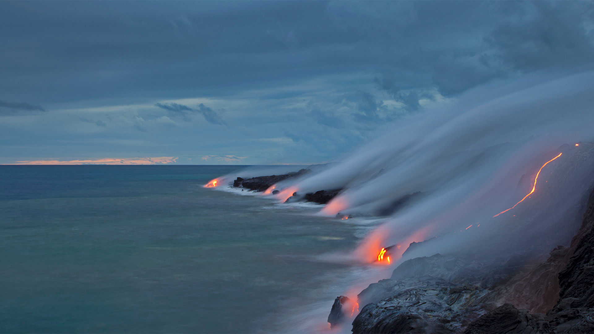 Hawaii Volcanoes National Park, Bing photos, Hawaii's landscapes, Visual treasures, 1920x1080 Full HD Desktop