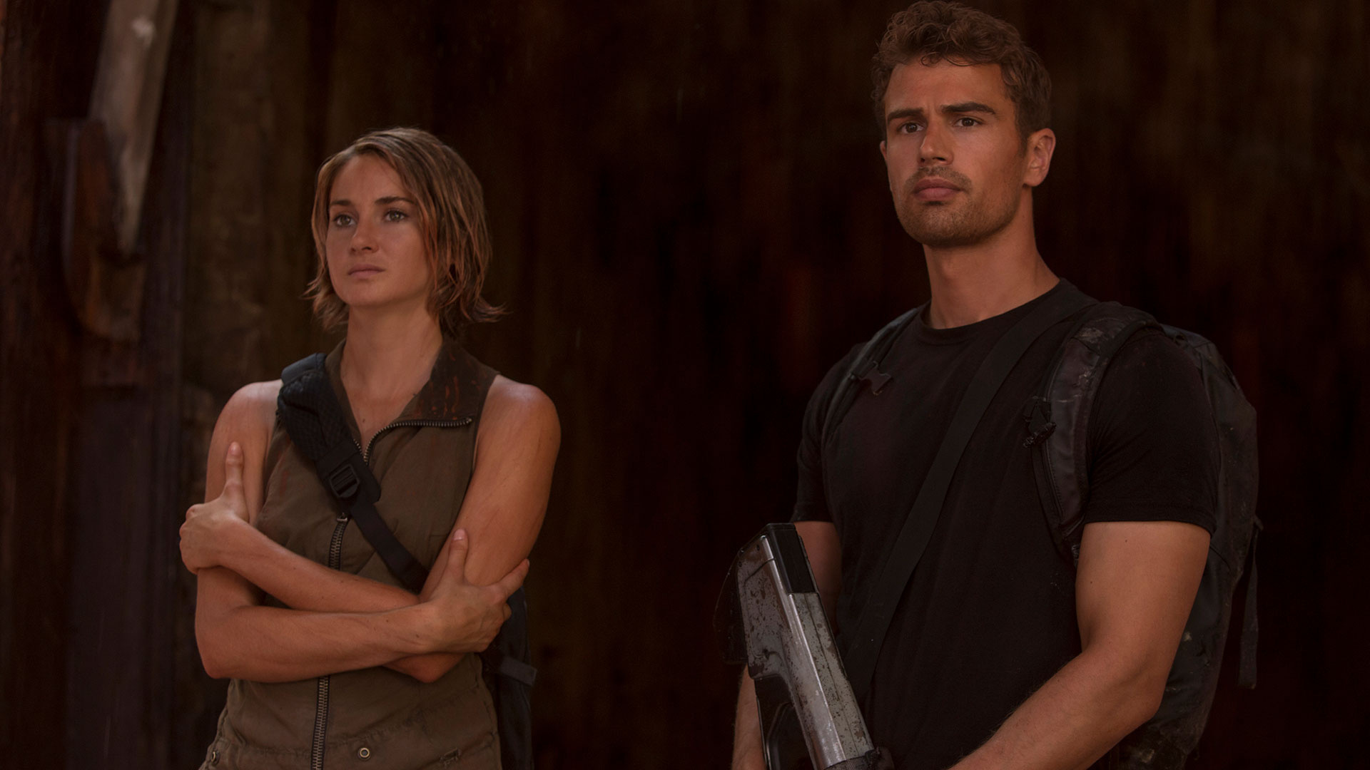 Allegiant movie, Shailene Woodley, Ansel Elgort, Action-packed, 1920x1080 Full HD Desktop