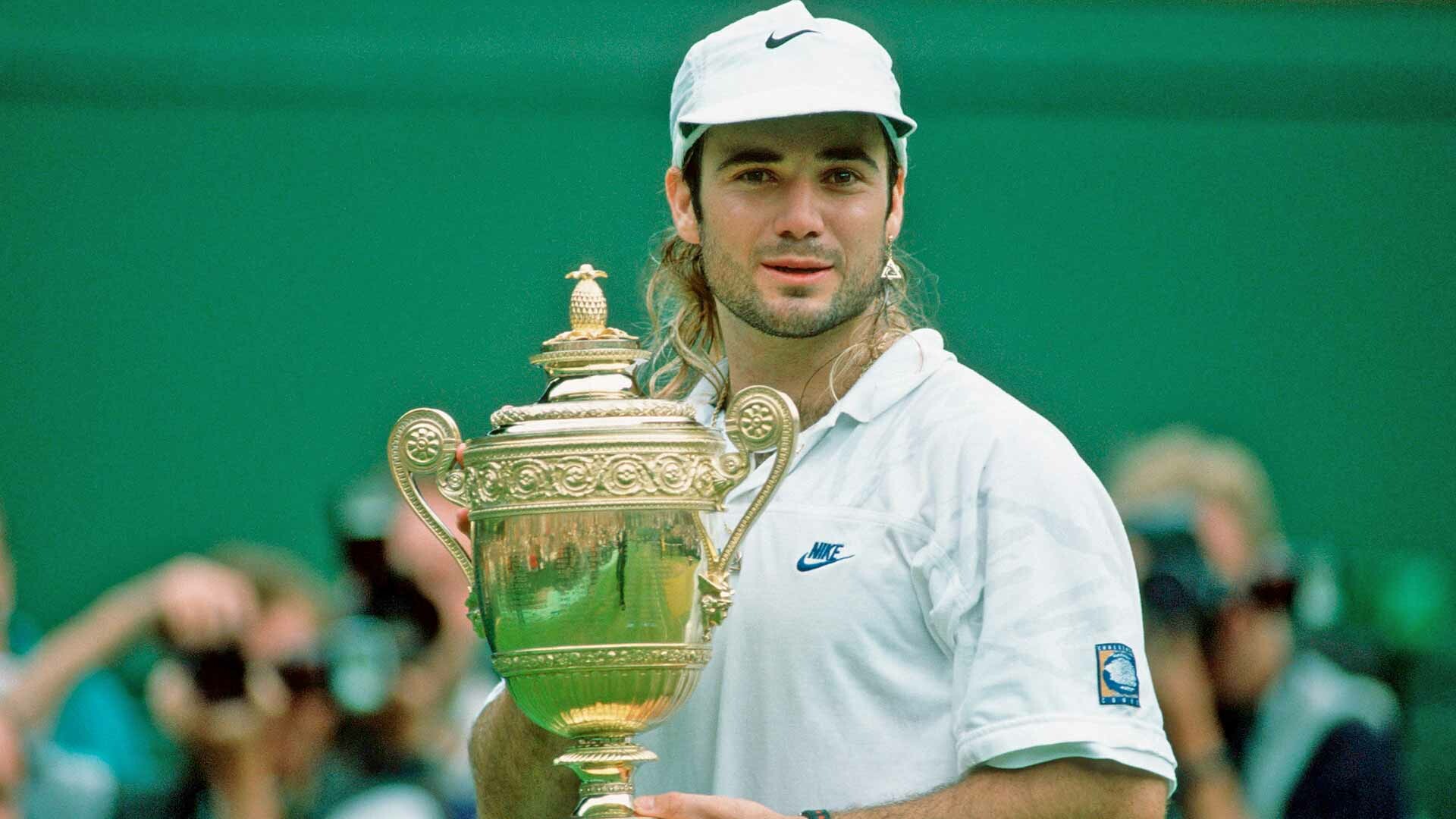 Wimbledon 1992, Andre Agassi Wallpaper, 1920x1080 Full HD Desktop