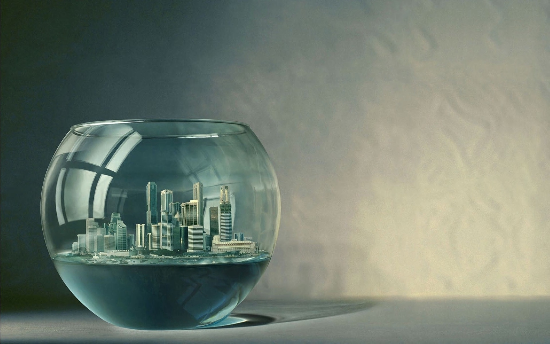 City, Fishbowl Wallpaper, 1920x1200 HD Desktop