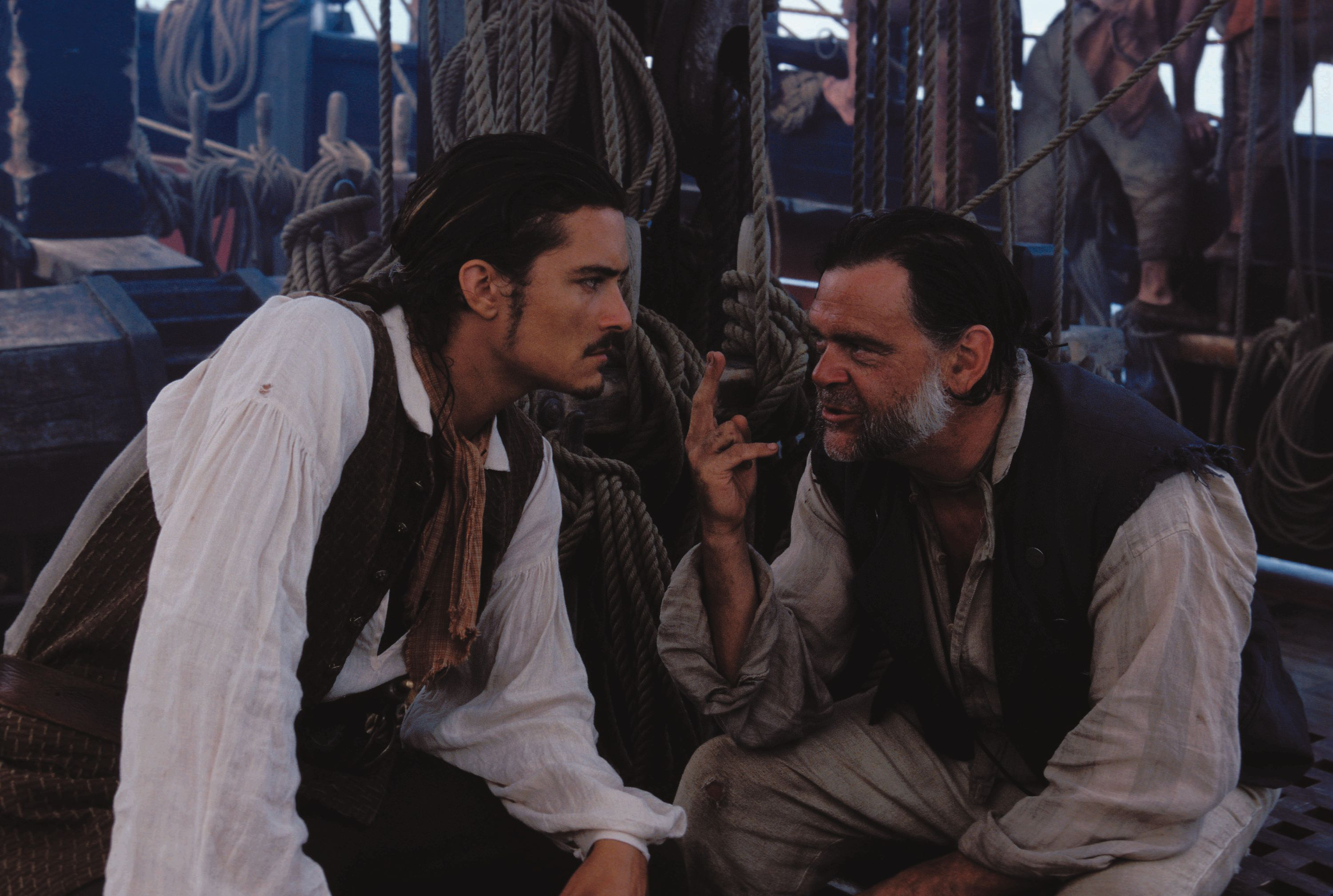 Joshamee Gibbs, Kevin McNally, Orlando Bloom, Will Turner, 3000x2020 HD Desktop