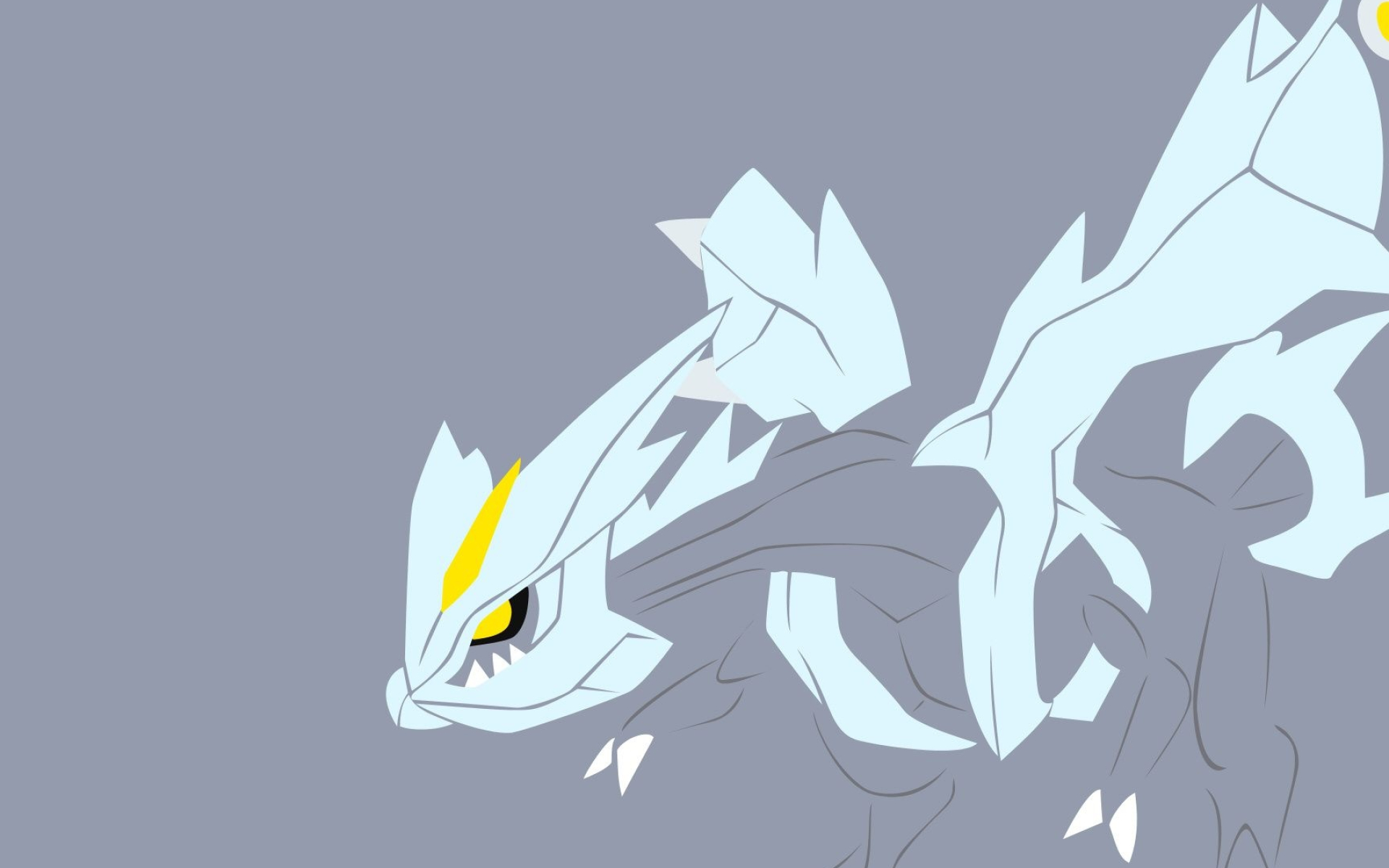 Kyurem, Animated power, Legendary creature, Pokemon, 1920x1200 HD Desktop