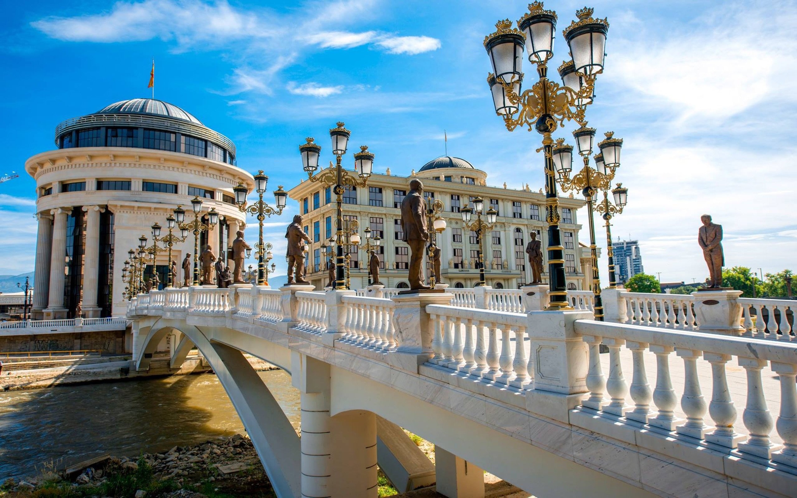 Skopje, Cityscape wallpapers, Urban charm, Cultural heritage, 2560x1600 HD Desktop