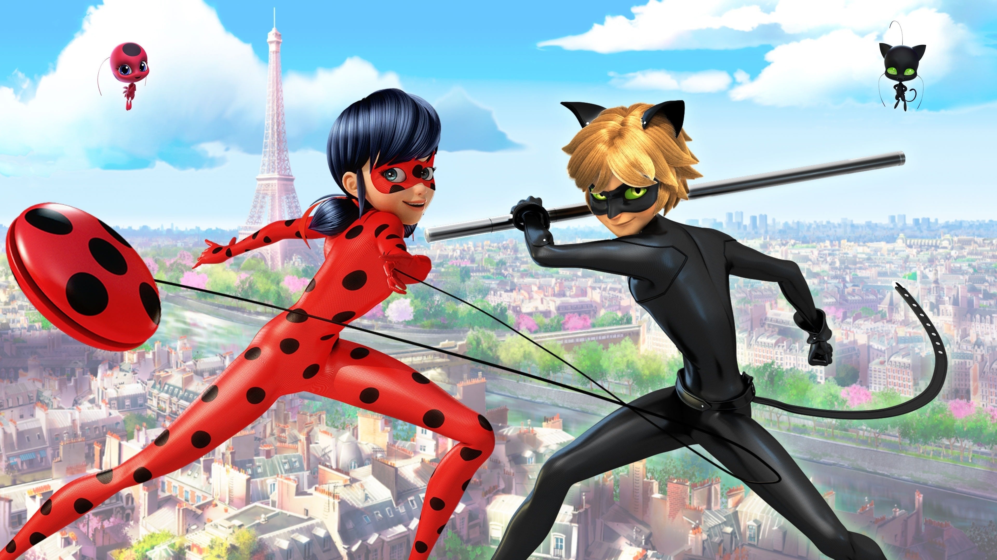 Ladybug and Cat Noir, TV series backdrops, The Movie Database, Fan favorite, 3840x2160 4K Desktop