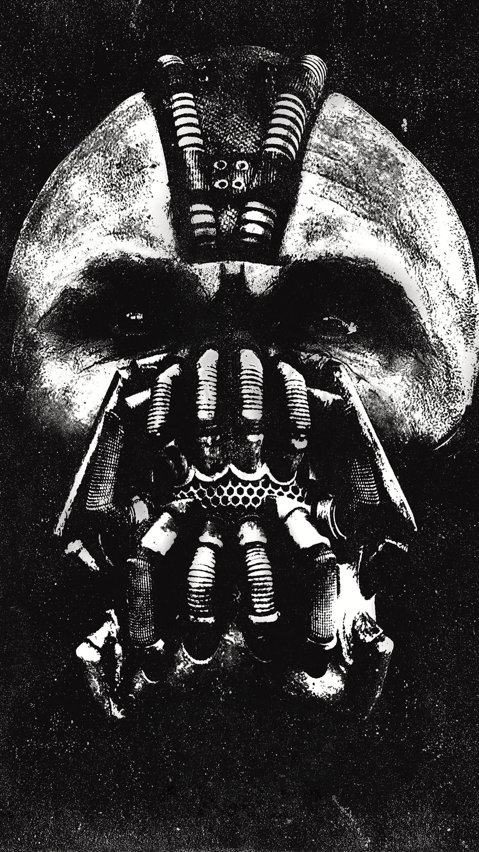 Bane, Dark Knight Rises, Batman villain, Movie wallpaper, 1540x2740 HD Phone