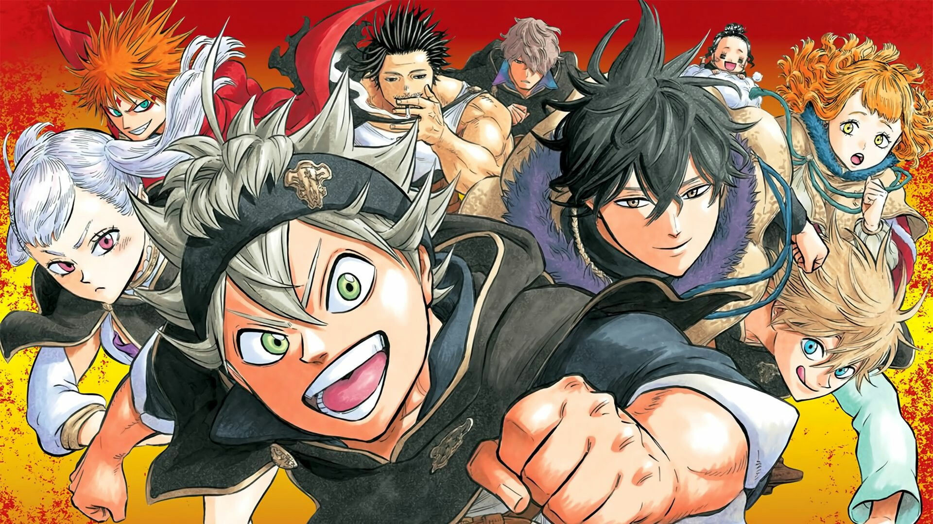 Black Clover wallpaper, Anime aesthetic, Magical world, Varied cast of characters, 1920x1080 Full HD Desktop