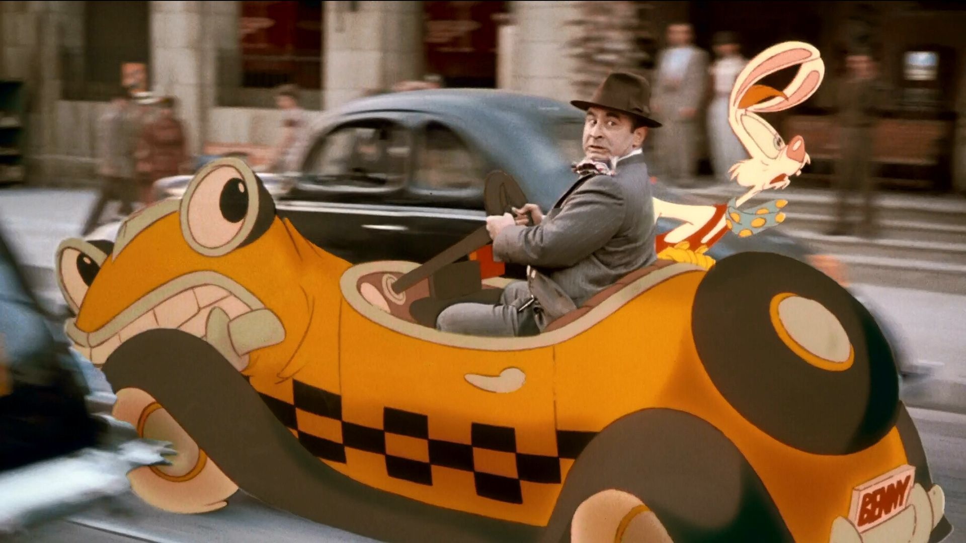 Roger Rabbit Animation, Classic film, Funny rabbit, 1920x1080 Full HD Desktop