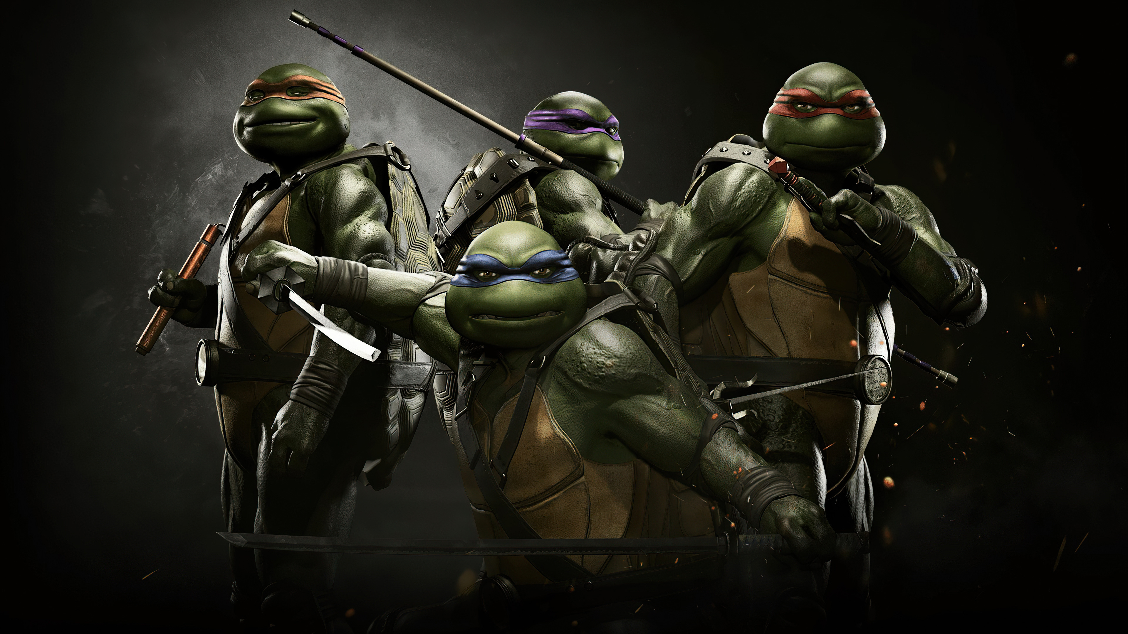 Injustice 2, Mutant Ninja Turtles Wallpaper, 3840x2160 4K Desktop