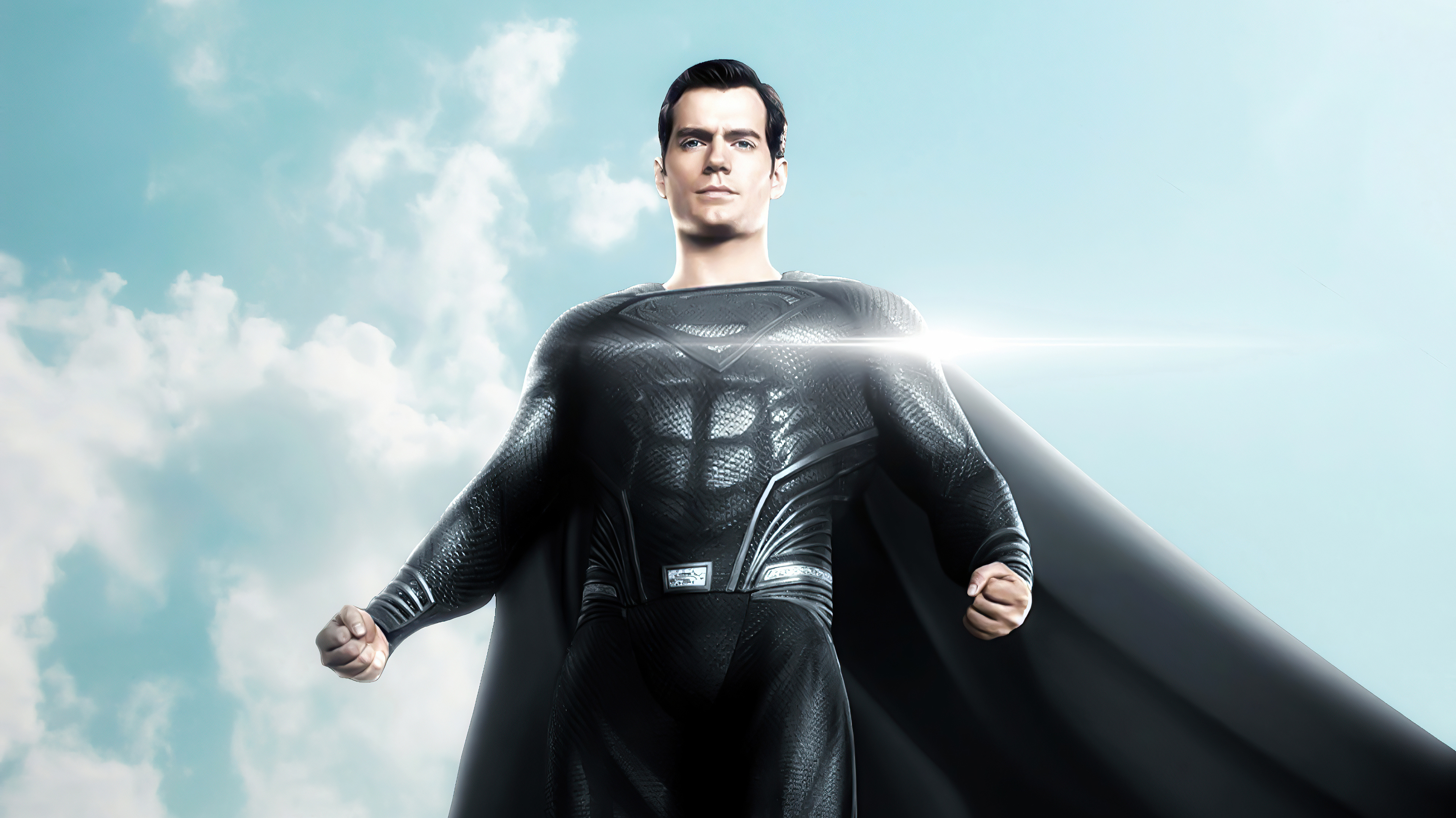 Black Superman, Henry Cavill (Superman) Wallpaper, 3840x2160 4K Desktop