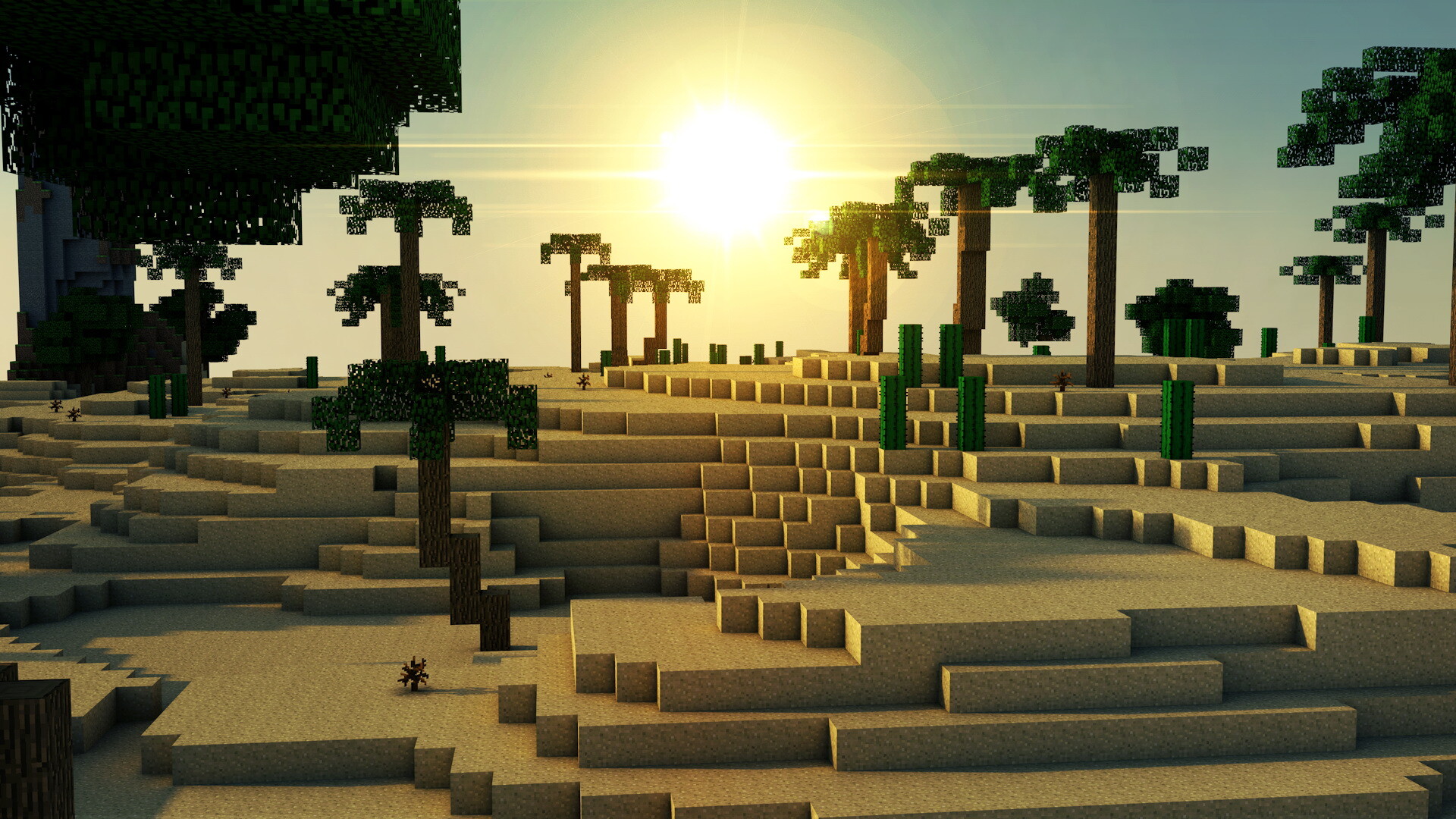 HD Minecraft wallpapers, Blocky textures, Adventure awaits, Endless possibilities, 1920x1080 Full HD Desktop