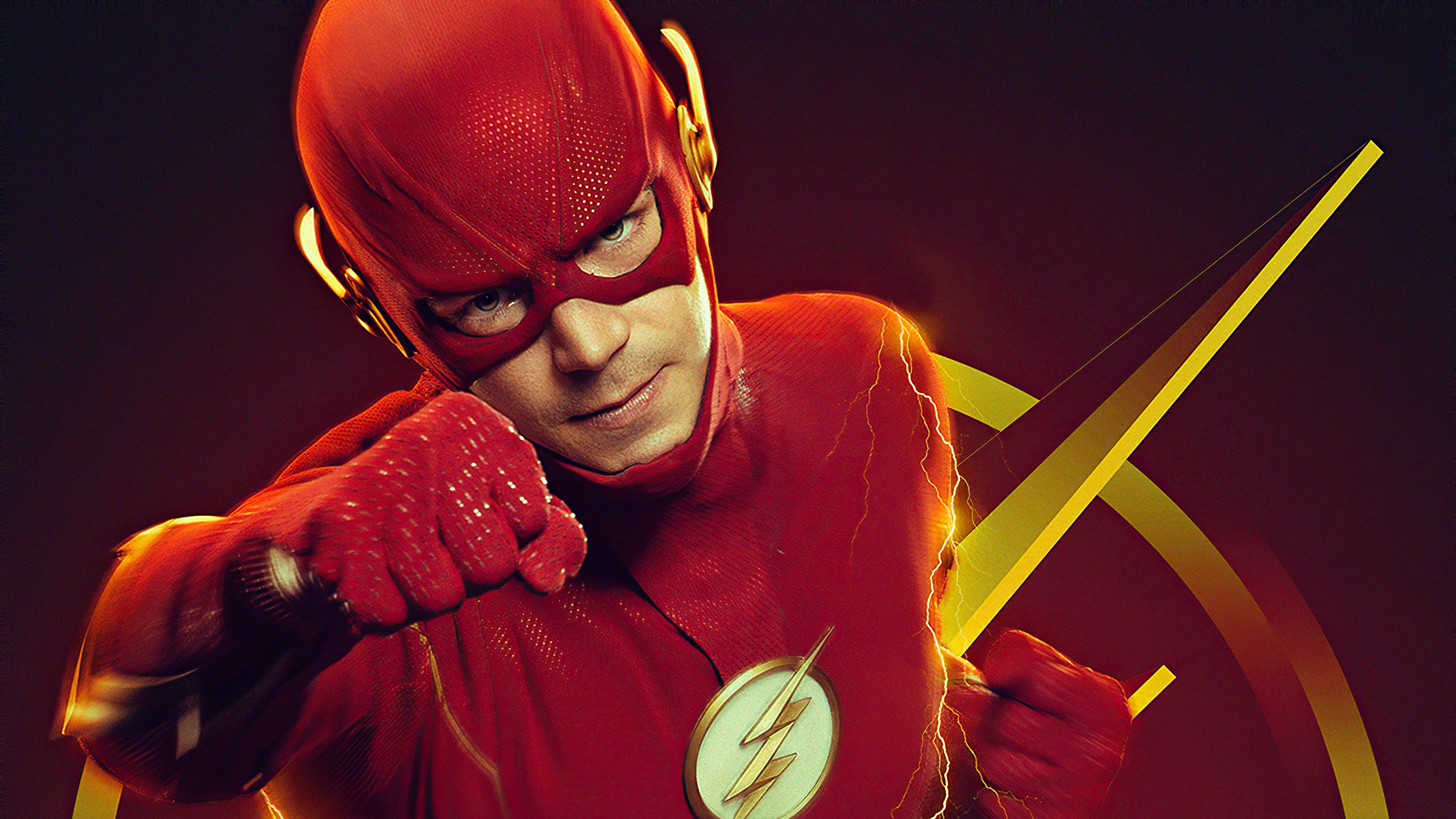 Grant Gustin, 4K superhero wallpapers, Background images, Dynamic speedster, 3840x2160 4K Desktop